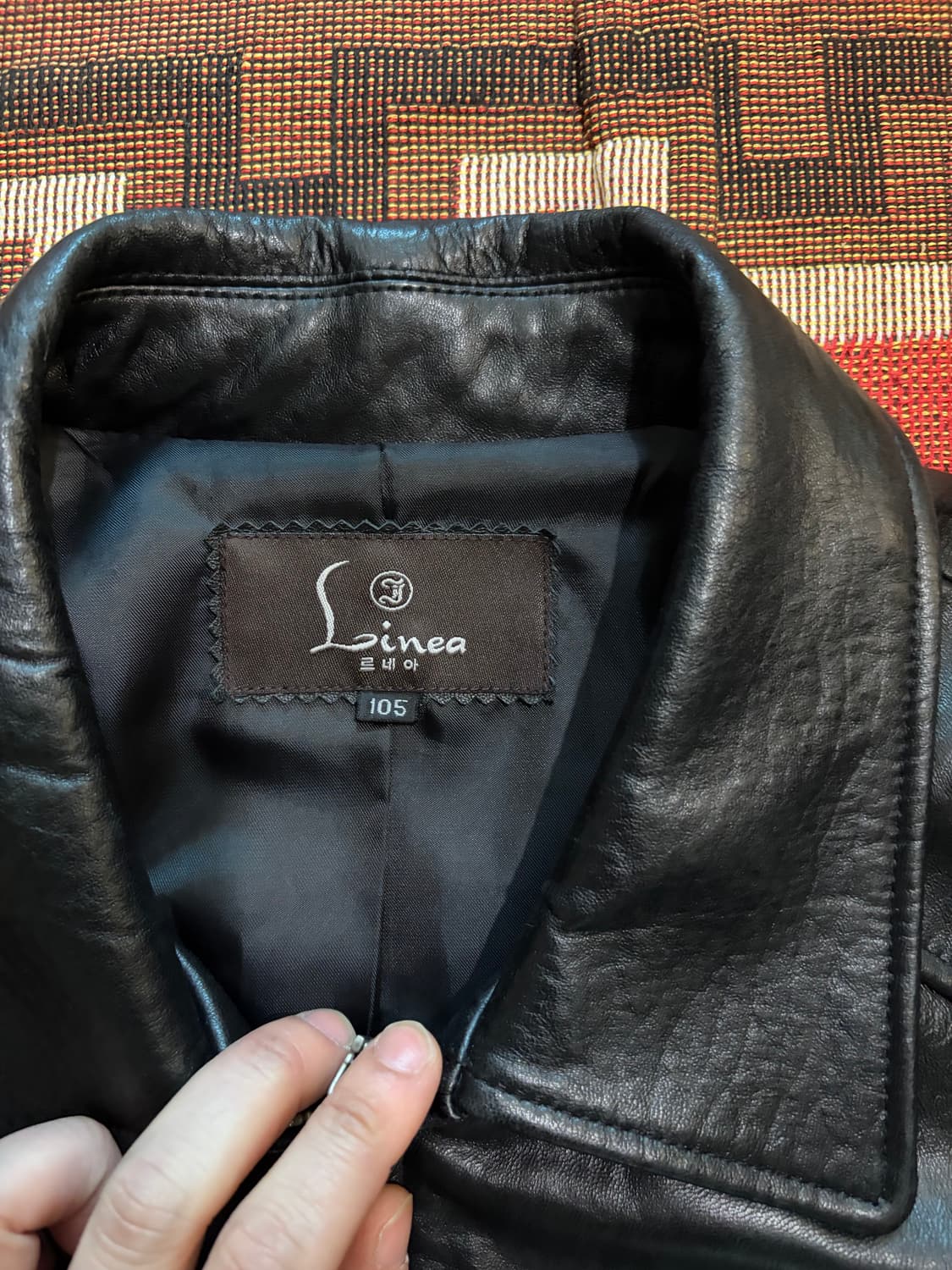 105) 00s 양가죽 싱글라이더 레더자켓 상품이미지5