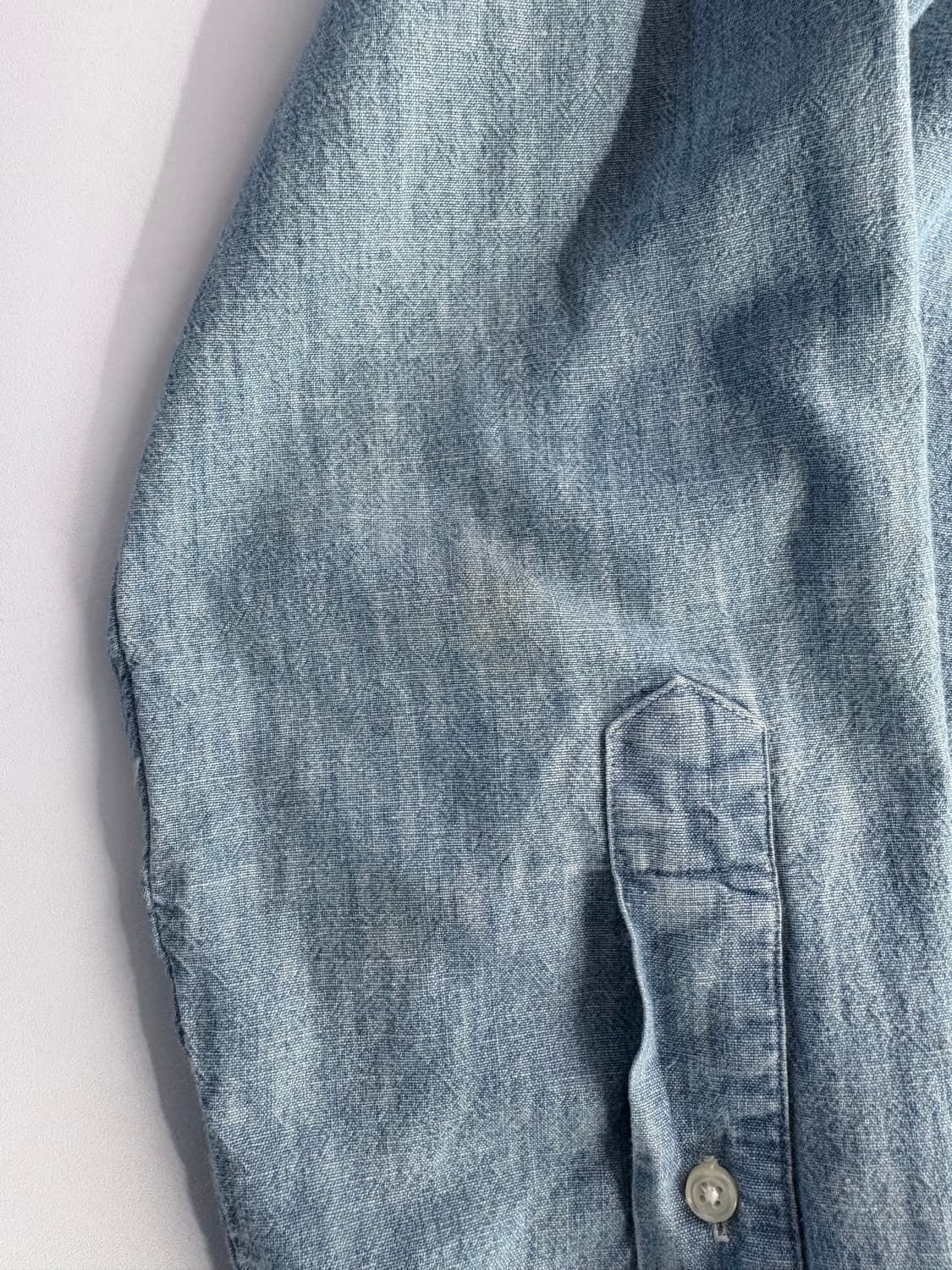 Polo 폴로 랄프로렌 신형 연청 샴브레이 셔츠 상품이미지9