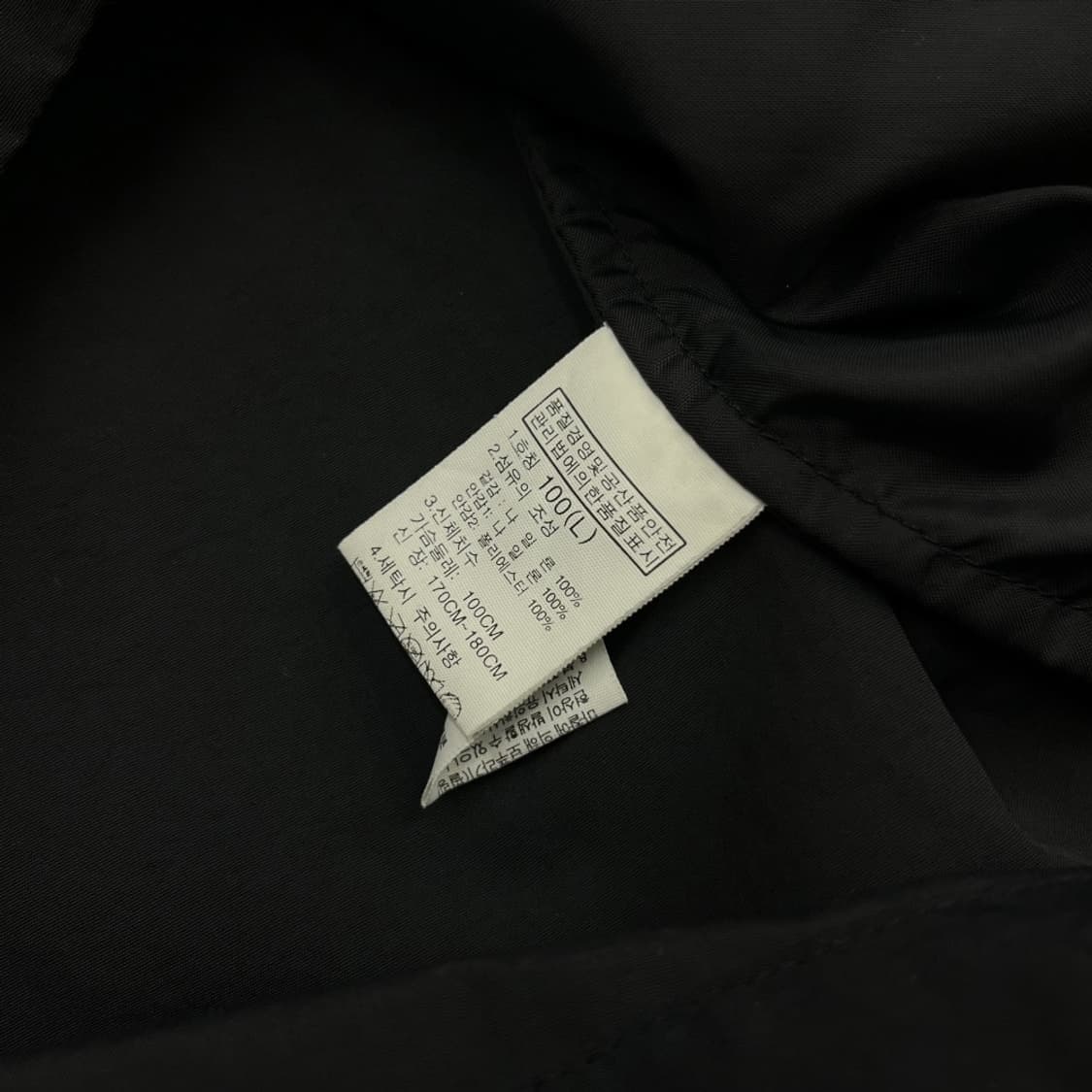 노스페이스 포켓 블랙 바람막이 100 상품이미지6