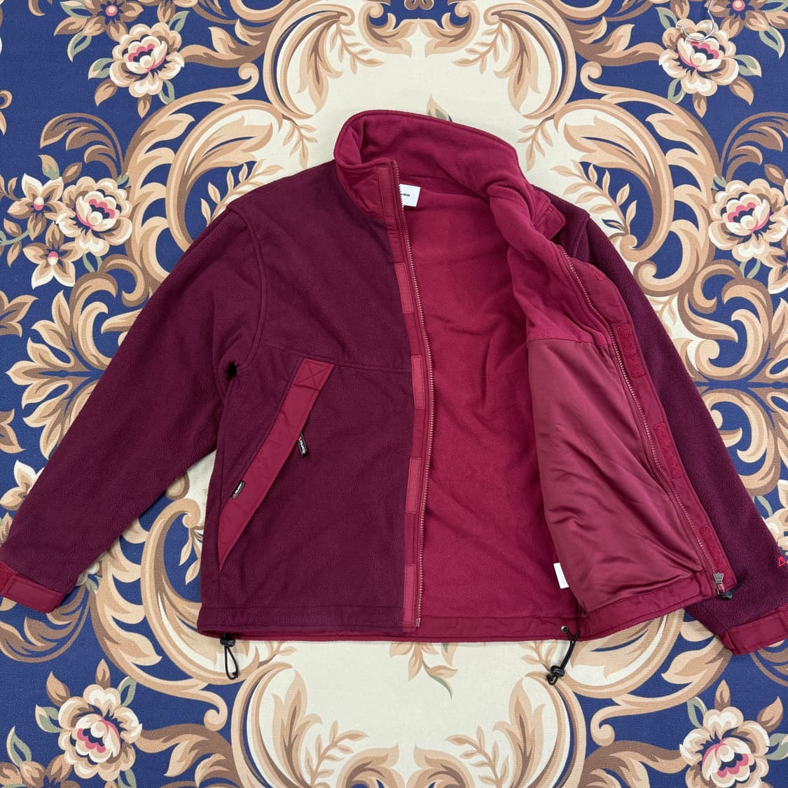 (M)디스이즈네버댓 thisisneverthat 후리스 자켓(버건디) 상품이미지4