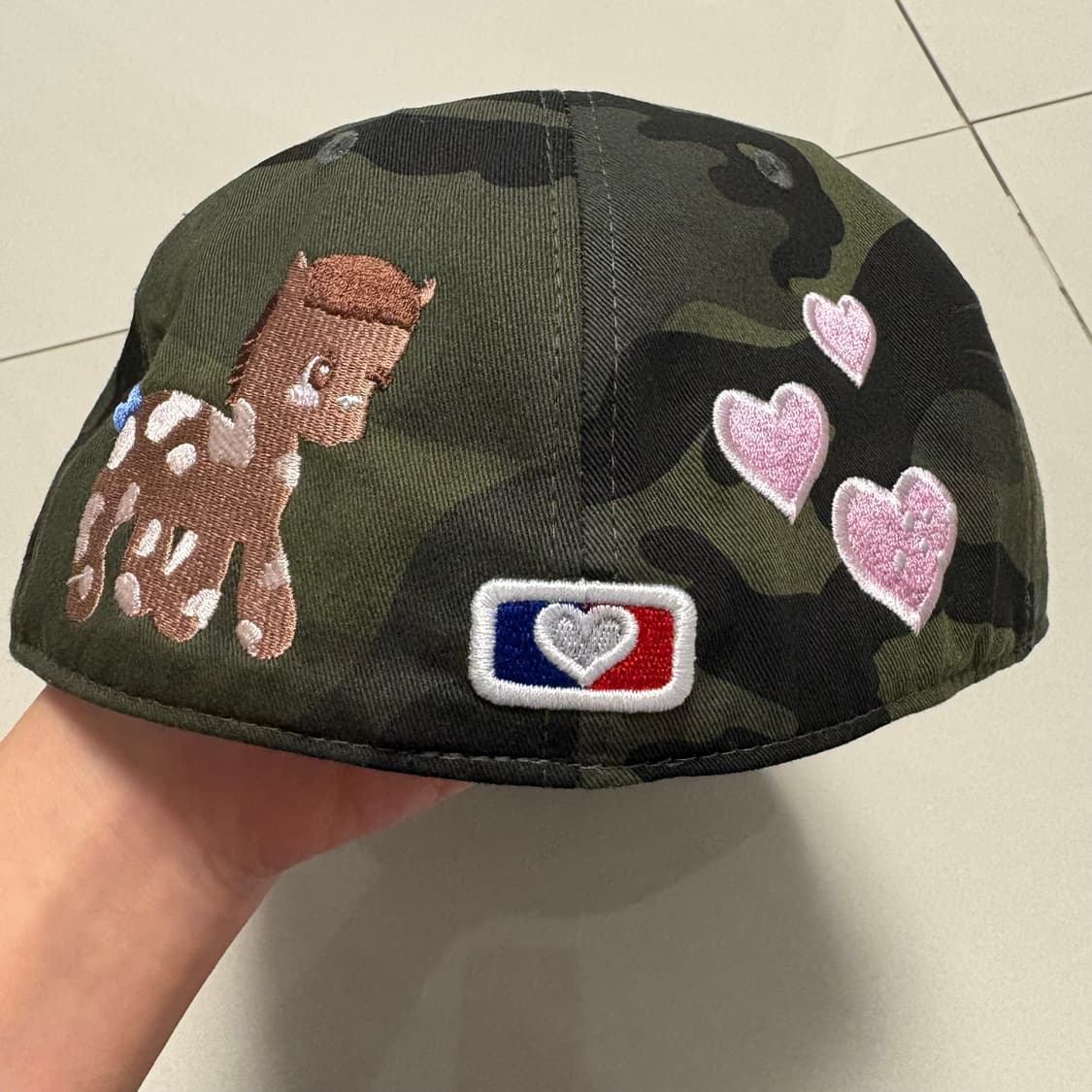 더뮤지엄비지터 모자 PONY EMBROIDERY CAP (CAMO) 상품이미지4