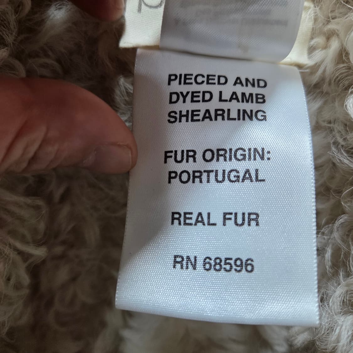 DKNY 리얼 무스탕 베스트 상품이미지7