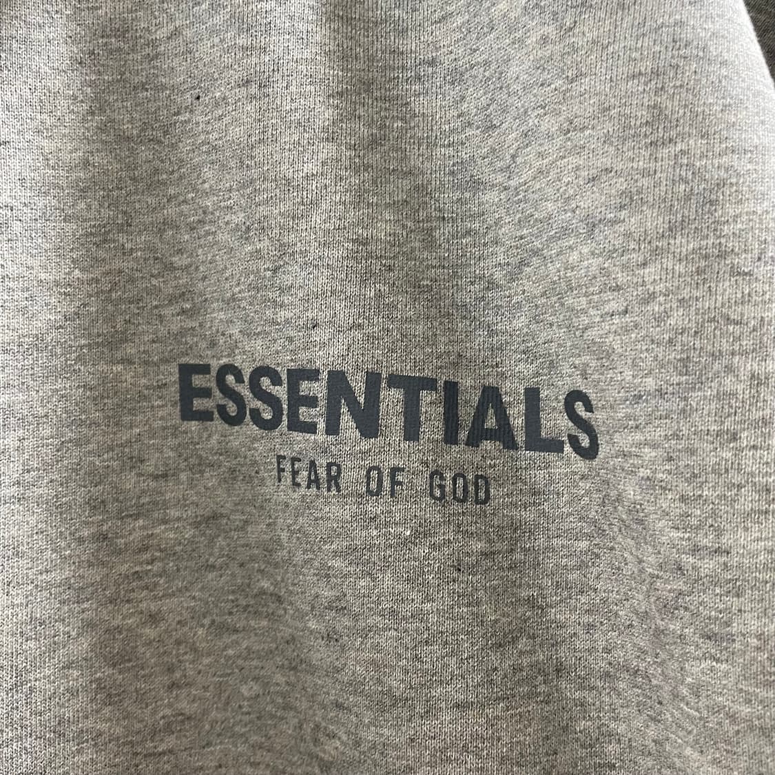 피어오브갓 에센셜/ 체스트 로고 폴로 티셔츠 헤더 오트밀/ L 상품이미지4