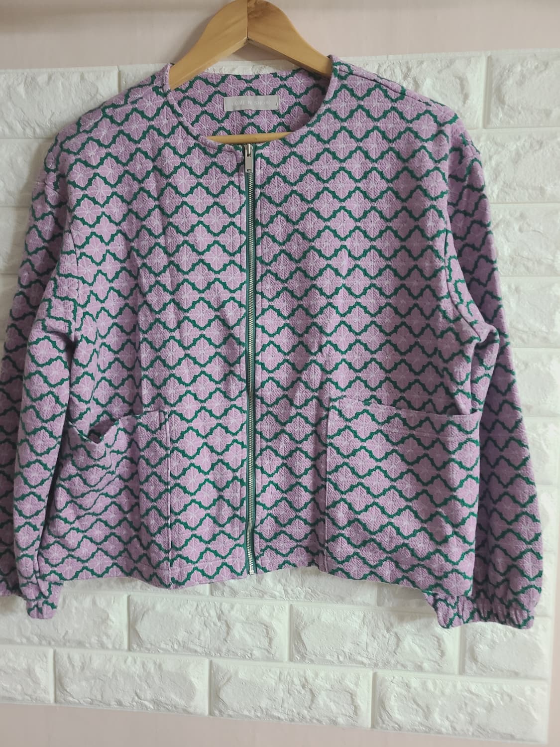 LOVE N SHOW 패턴 가디건 상품이미지1