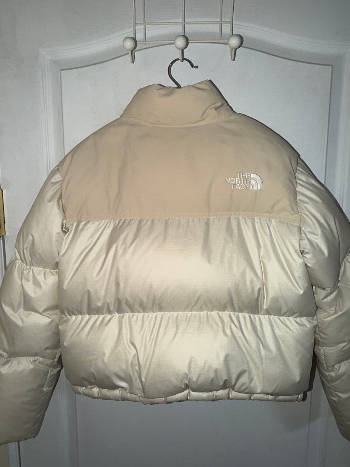 (W) 노스페이스 화이트 라벨 노벨티 눕시 다운 자켓 크림 상품이미지2
