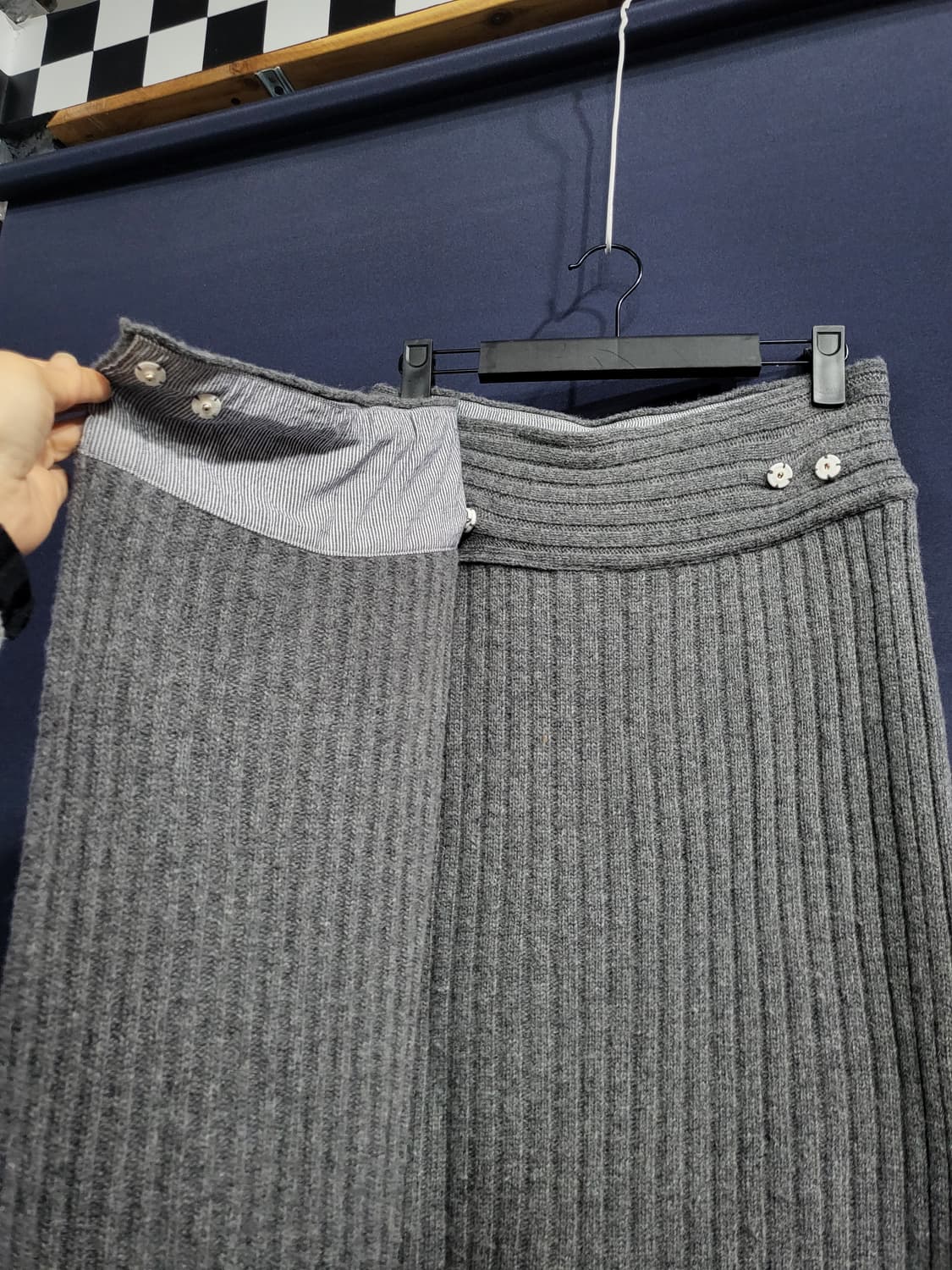 캐시미어 랩 롱스거트 상품이미지2