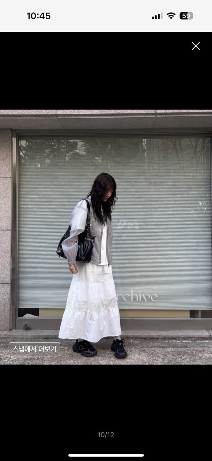 일리고 엠버 버클 숄더 백 블랙 상품이미지5