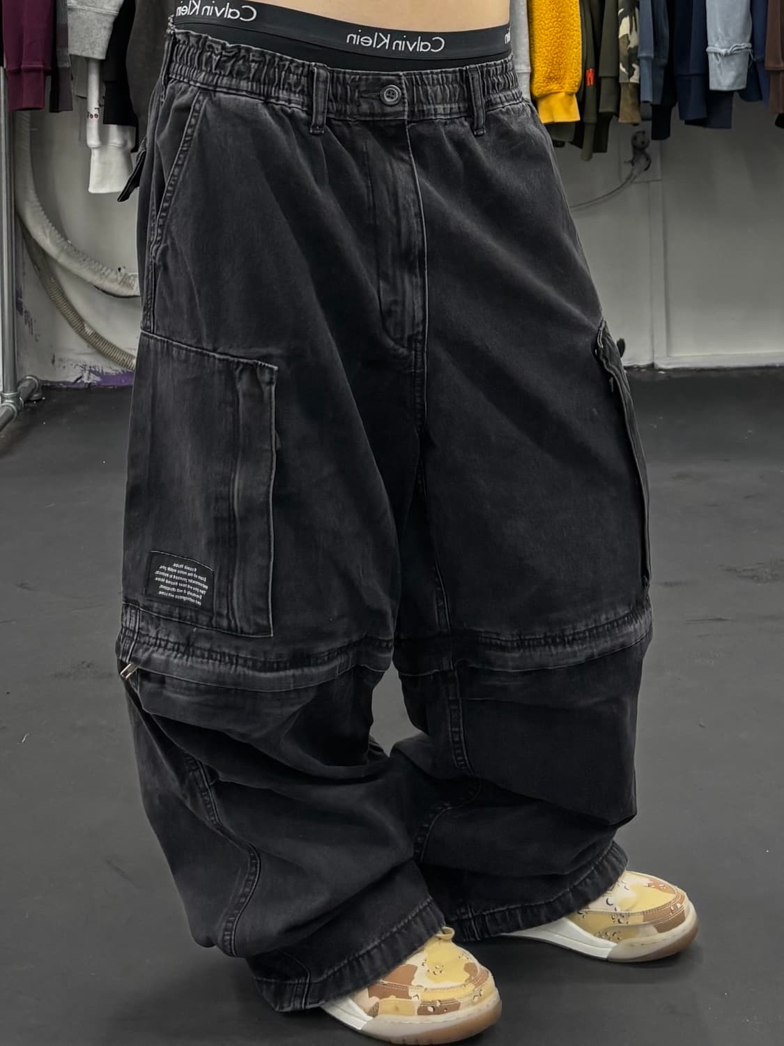 GU x 언더커버 컨버터블 데님 카고팬츠 상품이미지1