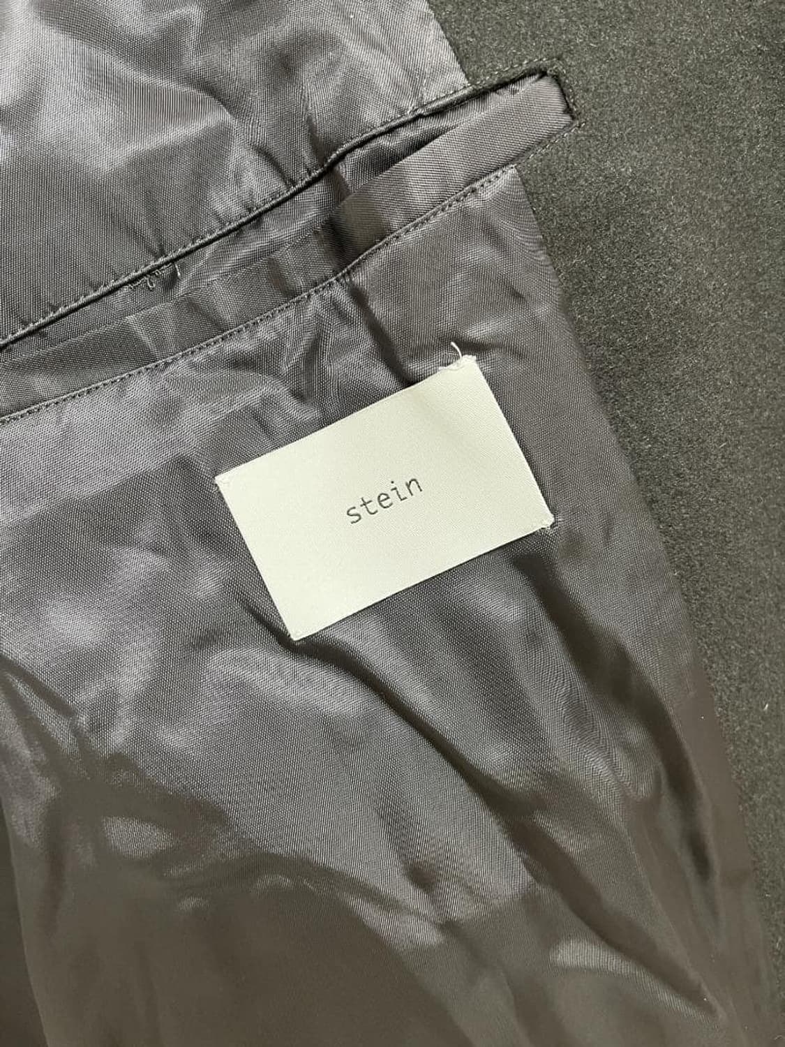 슈테인 stein 멜톤 집 울 하프 코트 상품이미지10