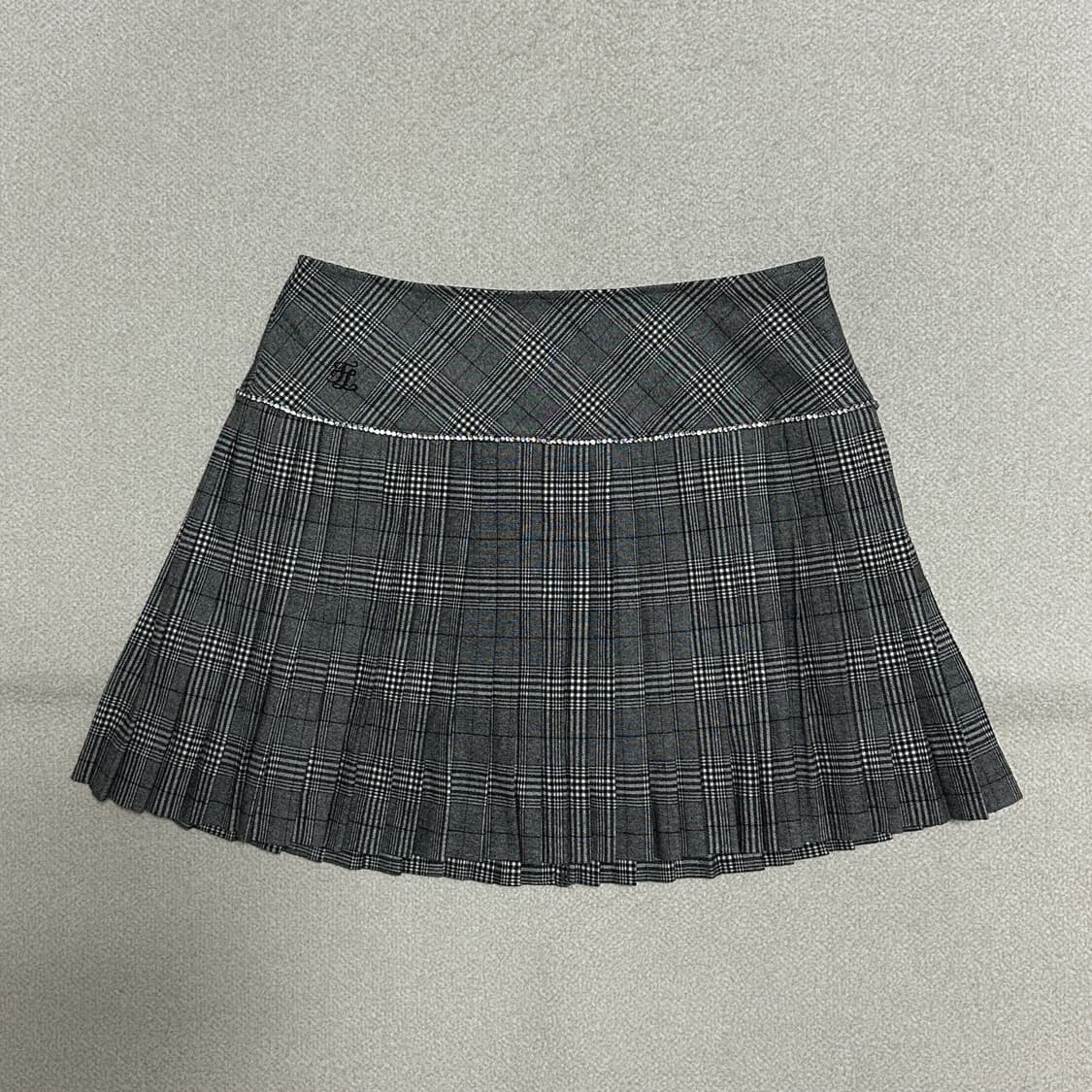 페어라이어 체크 플리츠 스커트 상품이미지1