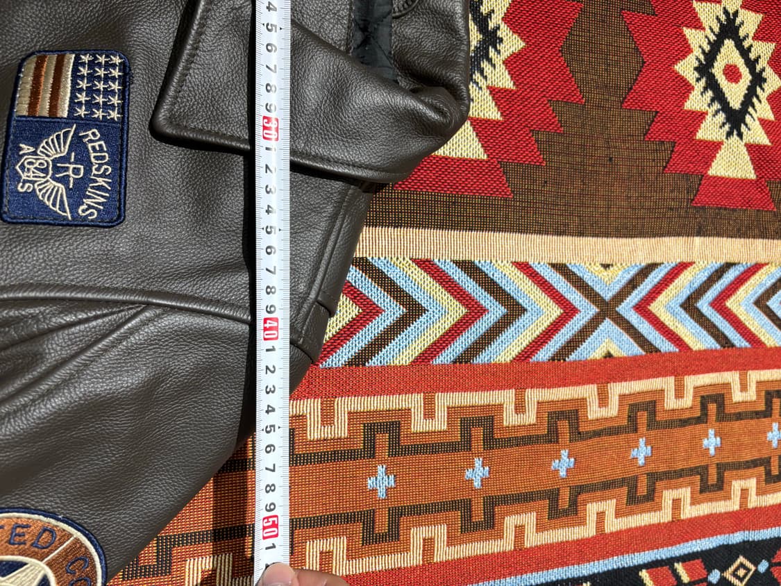 미 공군 복각 G-1 카우하이드 소가죽 레더자켓 상품이미지10