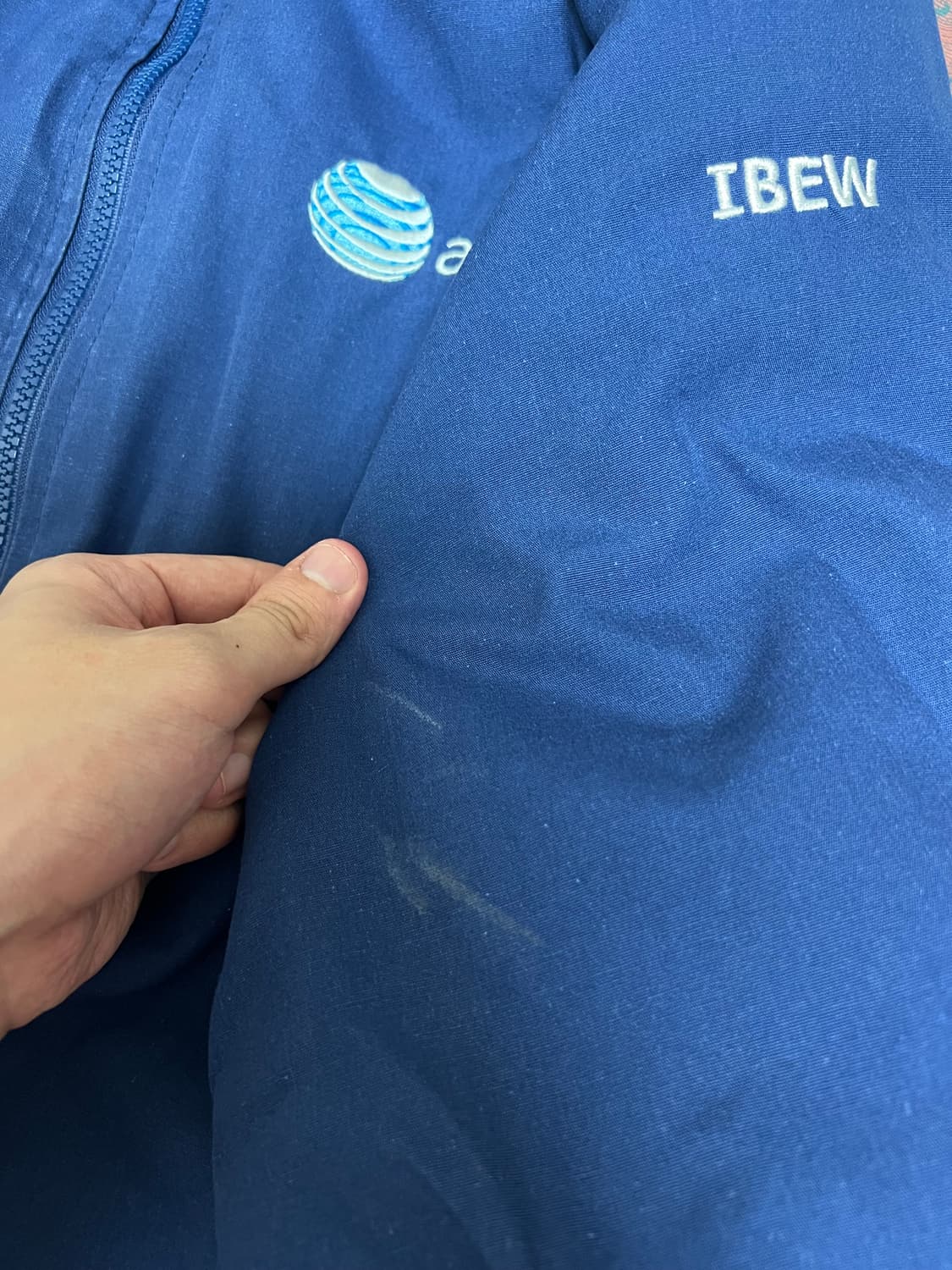 USA AT&T 워크자켓 플리스자켓 봄버자켓 상품이미지5