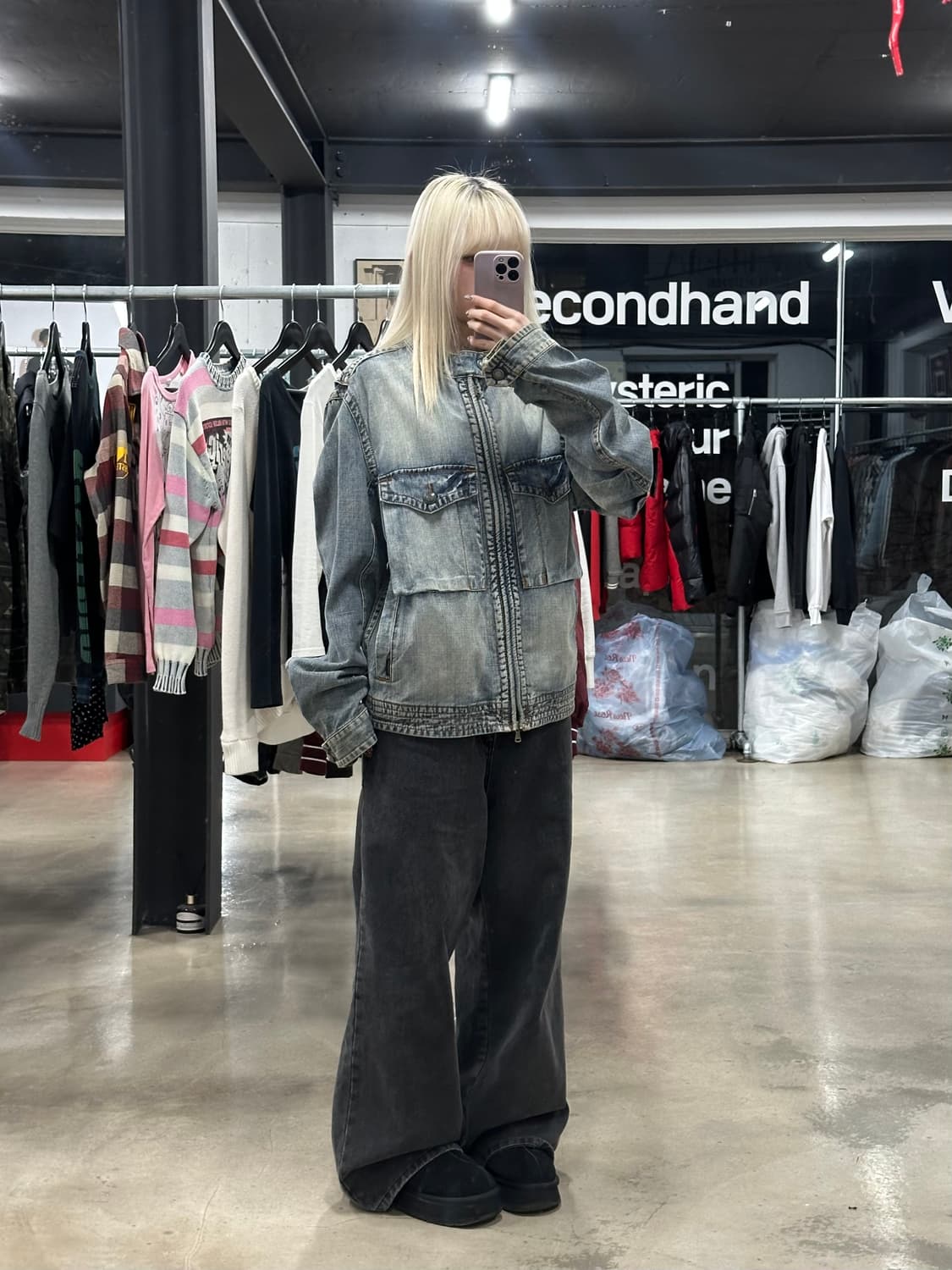 캘빈클라인 포켓 데님 트리커 자켓 상품이미지2