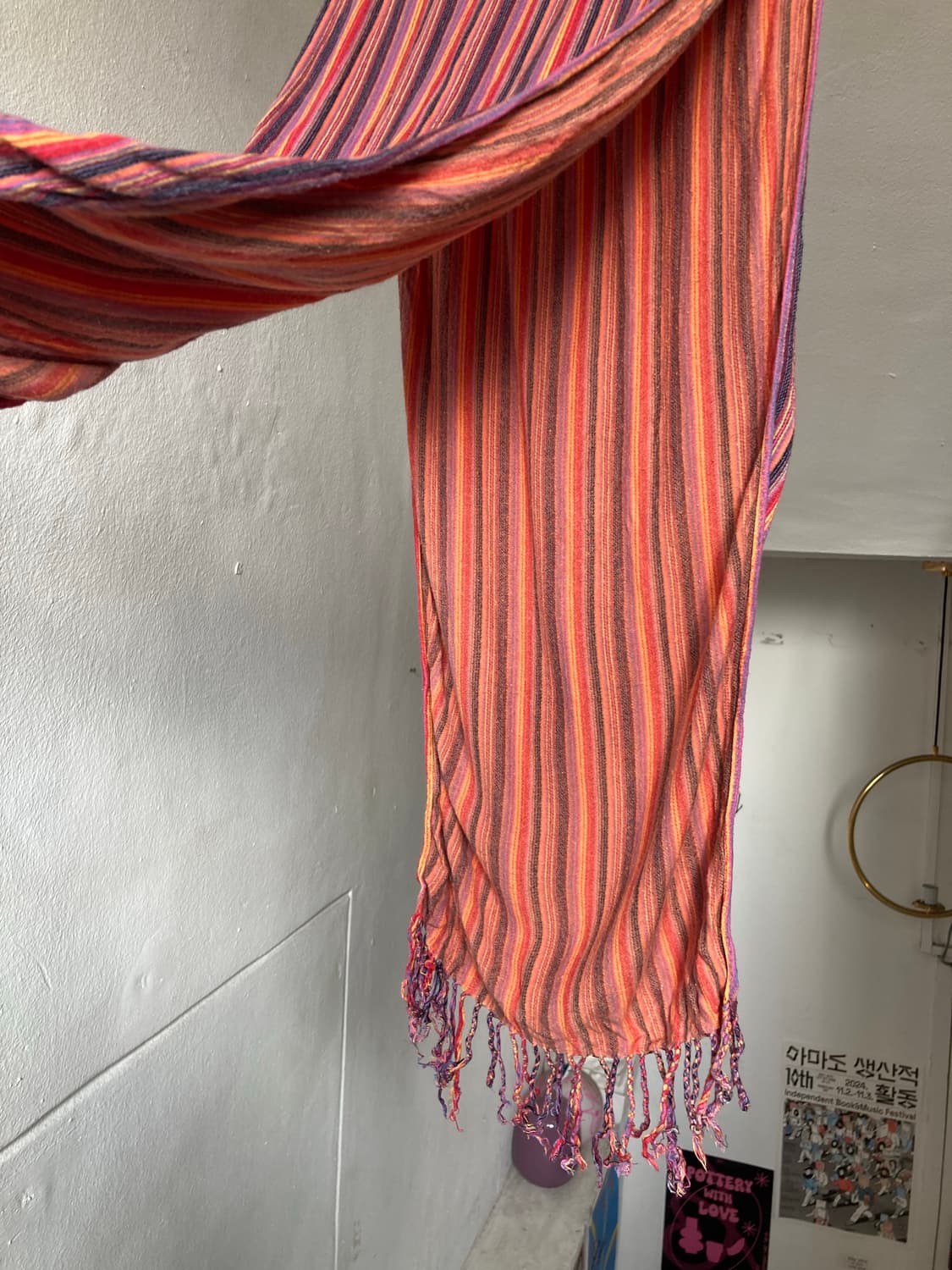 에스닉 스트라이프 머플러 상품이미지4