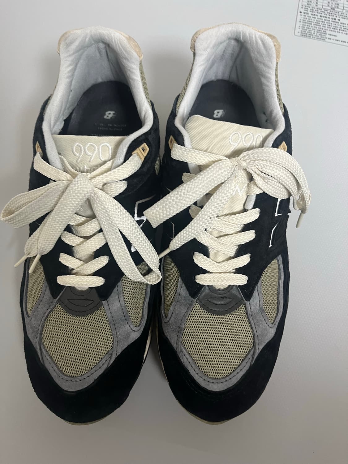 뉴발란스 991v2 블랙 트루 카모 상품이미지2