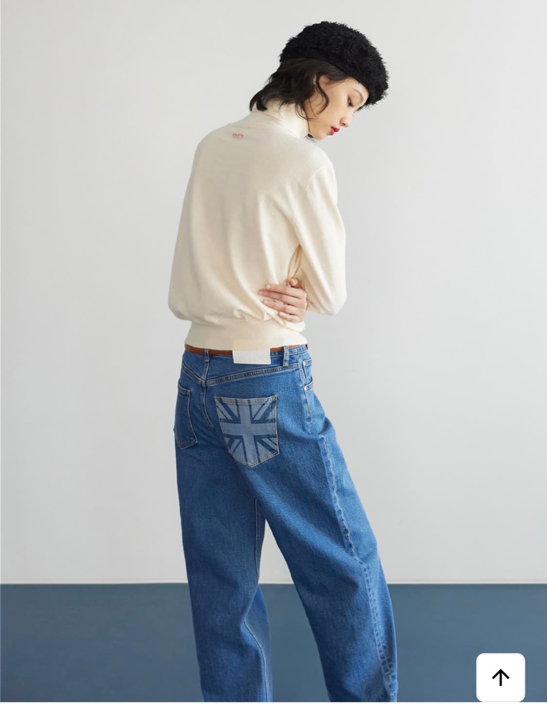 (새상품) 미치코런던 스트레이트진 S,M,L 상품이미지1