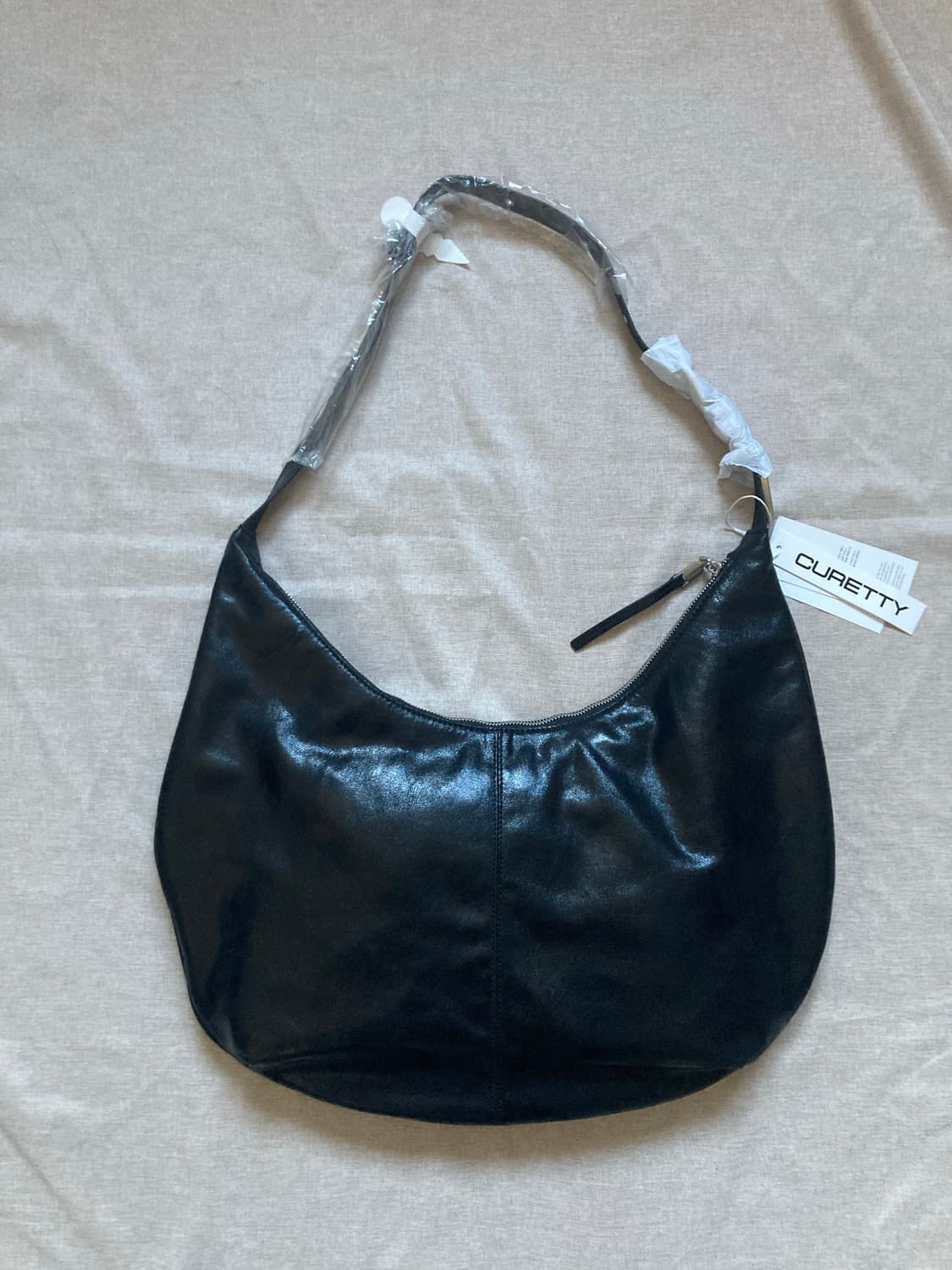 큐리티 벨트 루프 호보백 블랙 (품절) 상품이미지5