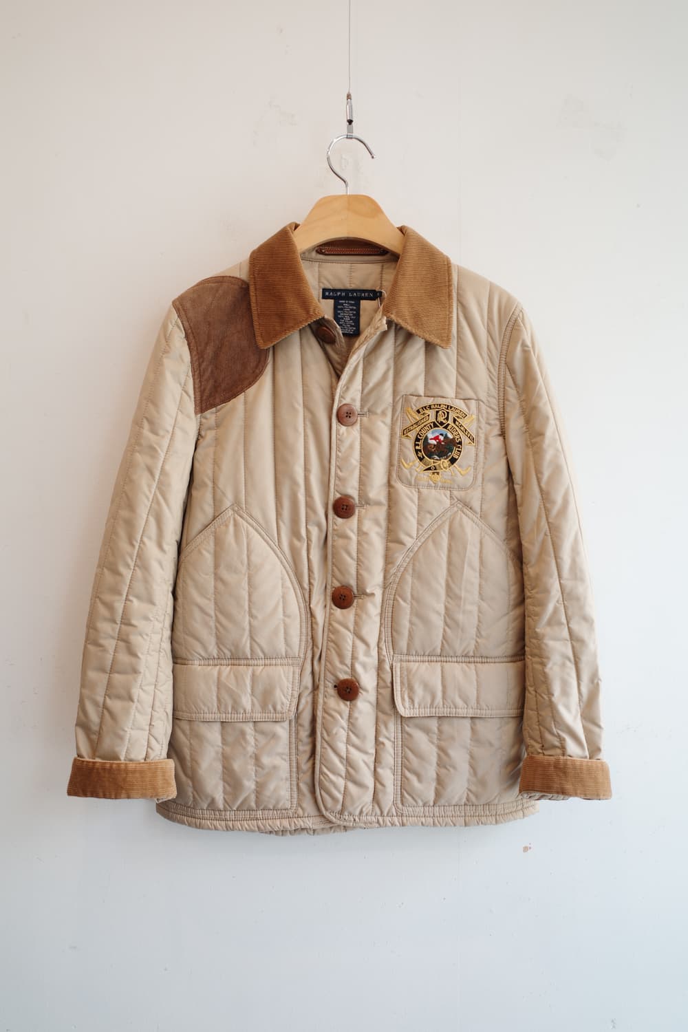 PoloRalphLauren 폴로 랄프로렌 자수 퀼팅자켓 상품이미지1