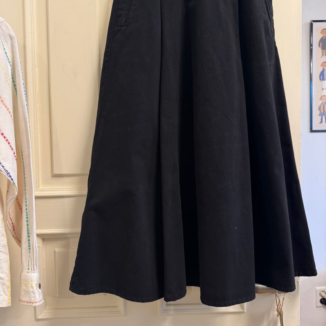 오조크 플레어 헤비 밴딩 스커트 상품이미지3