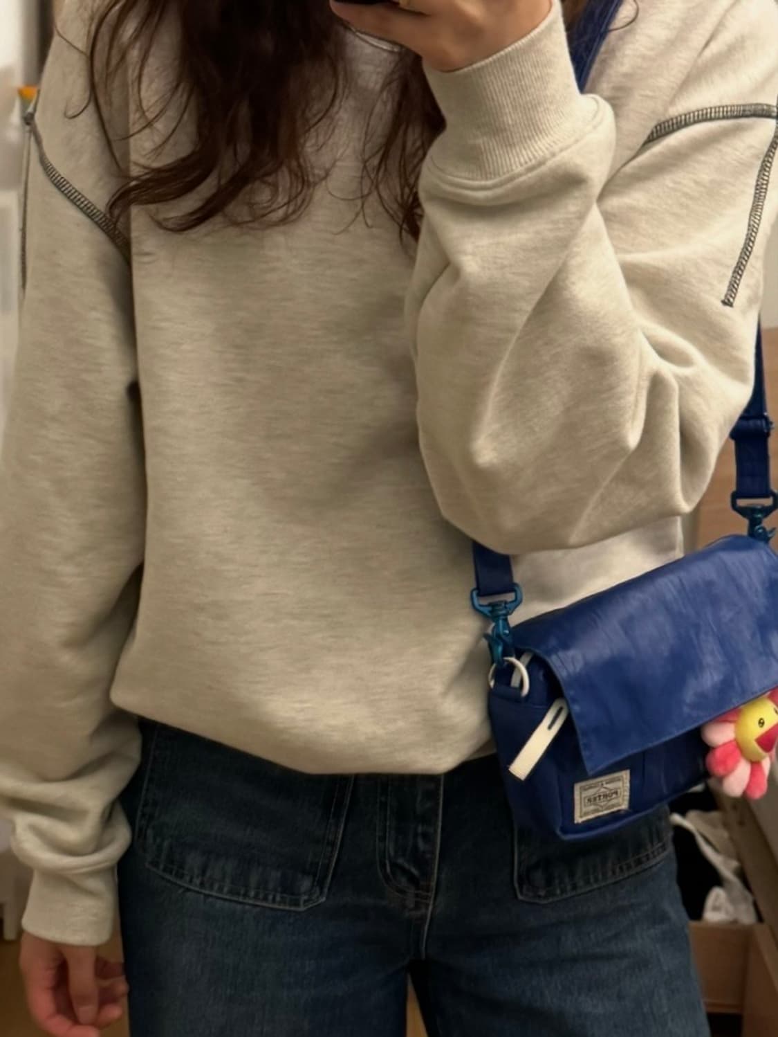 포터 크로스백 블루 상품이미지7