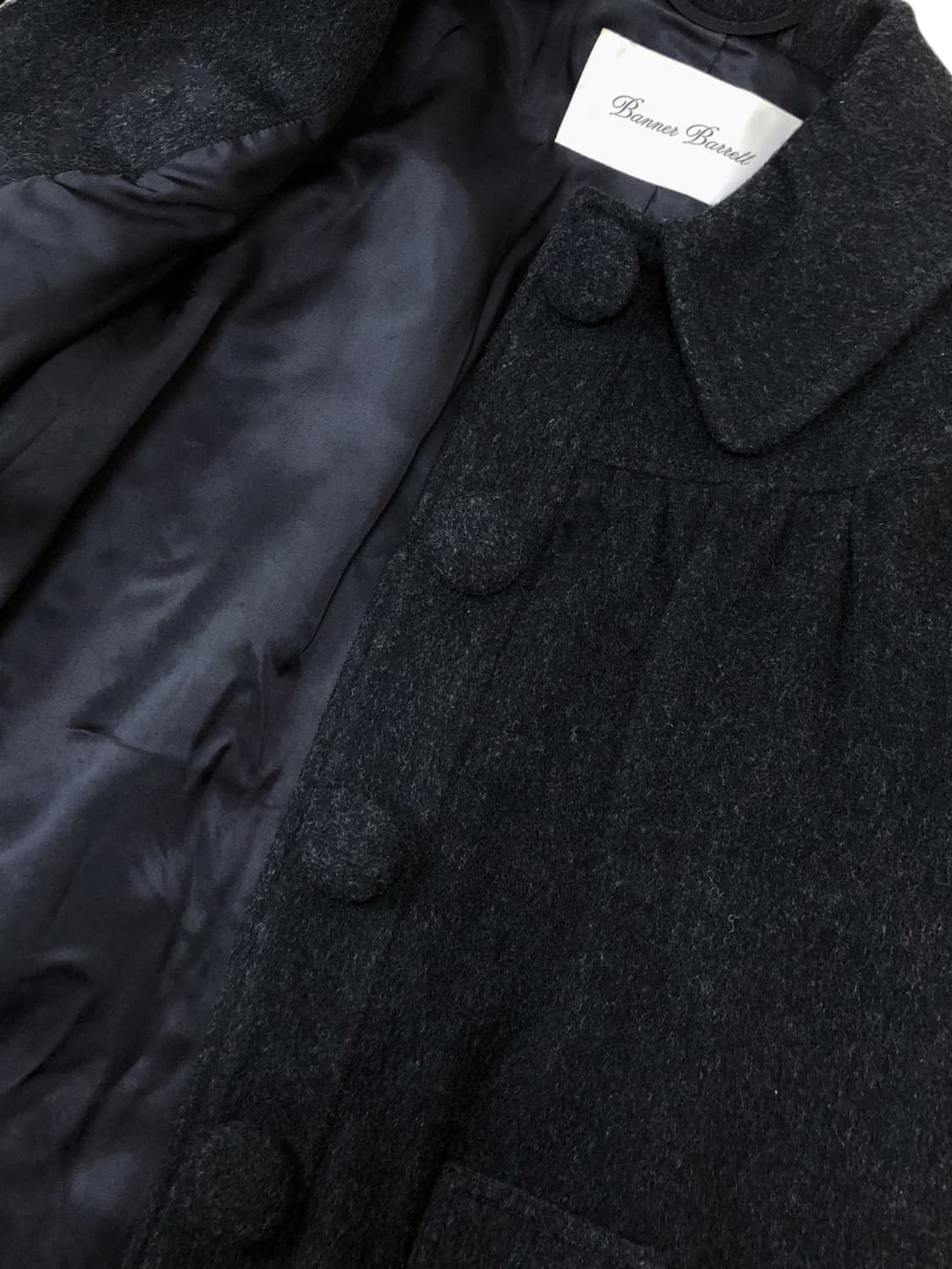 차콜 미디 핀턱 코트 상품이미지10