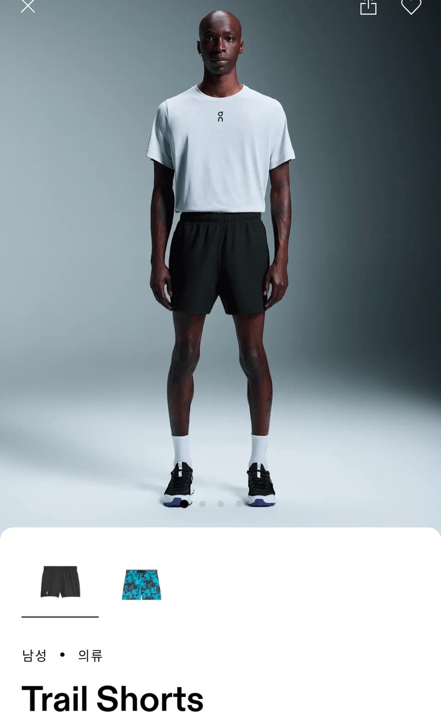 On 트레일 러닝 쇼츠 M 상품이미지1
