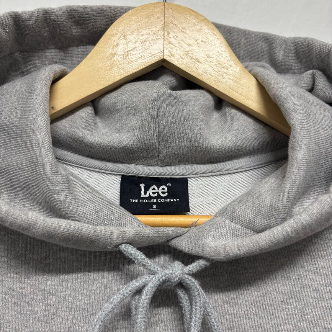 Lee 빅로고 그레이 후드티 상품이미지4