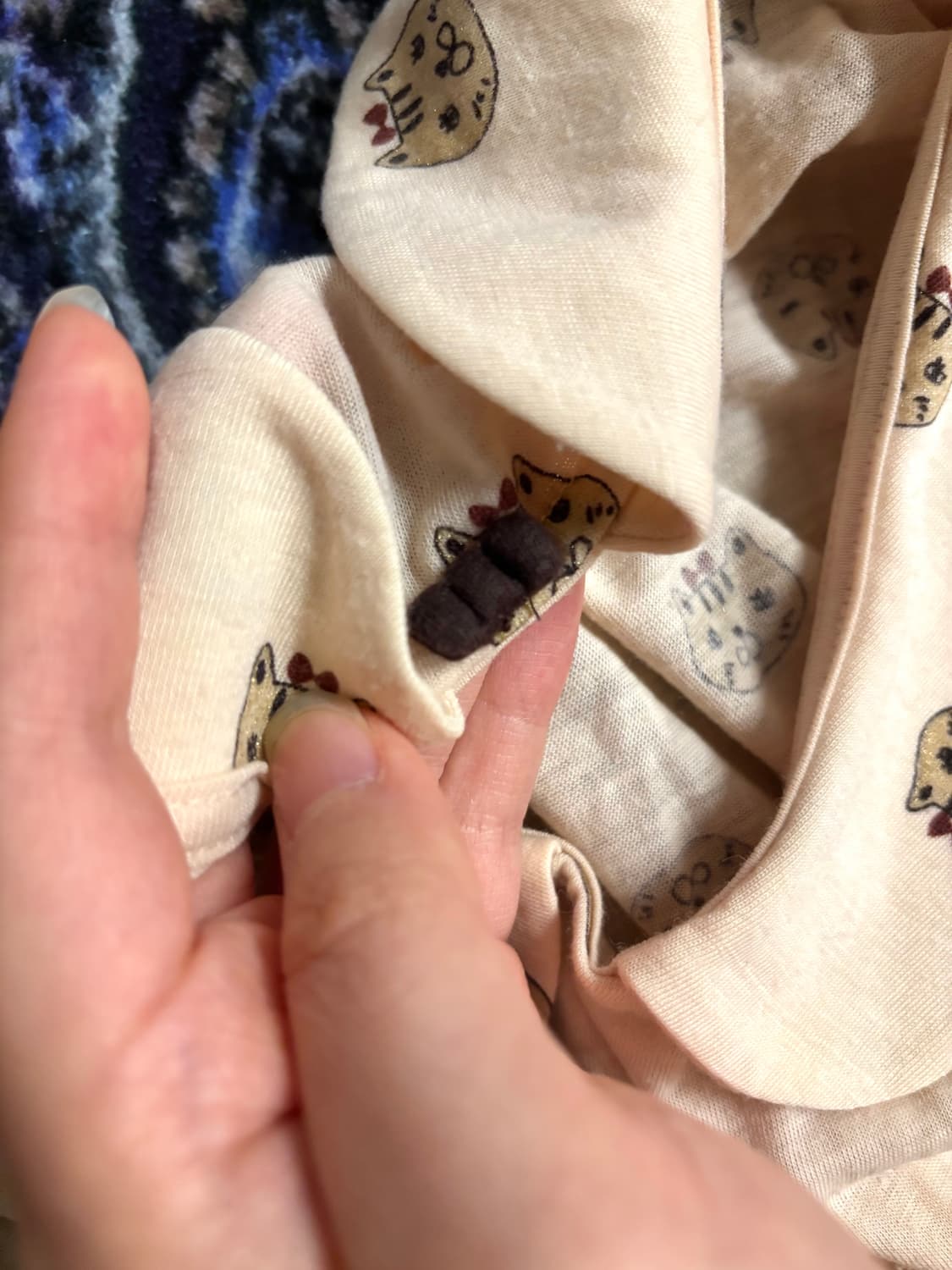 코코넨네 빈티지 고양이 원피스 판매해요 상품이미지3