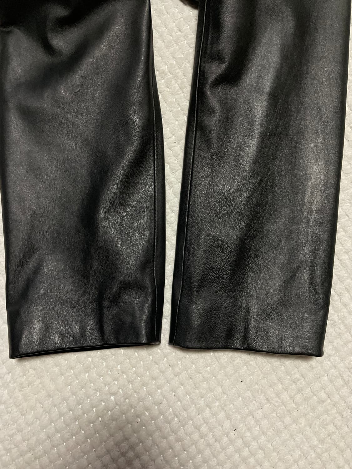 대동모피 웨스턴 무드 램스킨 양가죽 레더 카 코트 상품이미지7