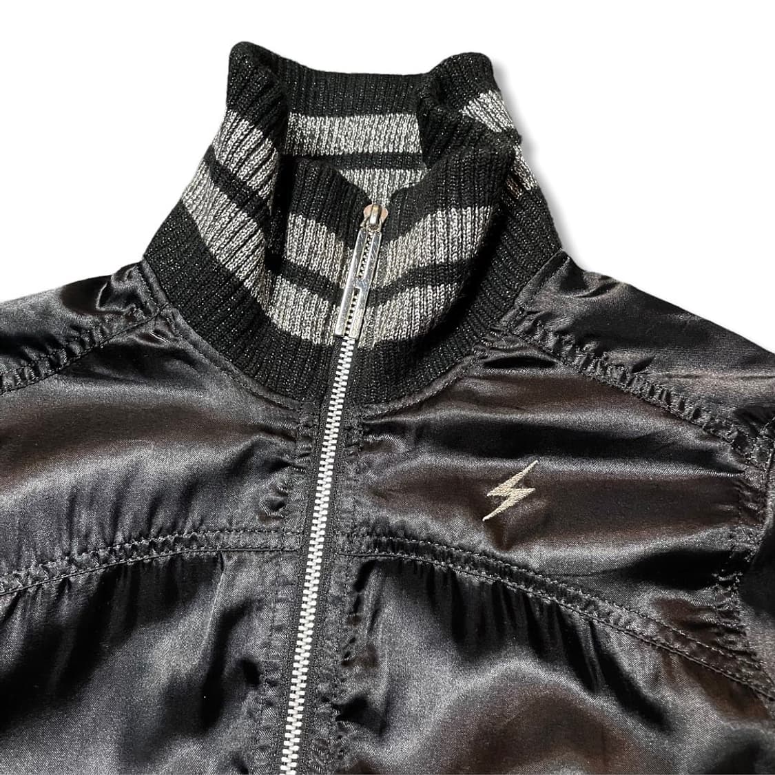 히스테릭 글래머 새틴 블루종 상품이미지4