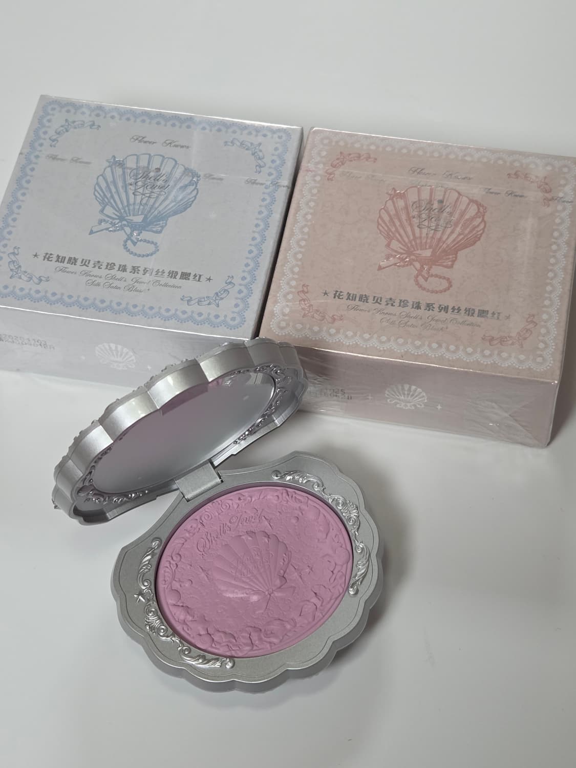 미개봉새상품) 플라워노즈 쉘 주얼 컬렉션 실크 새틴 블러셔 1호, 4호 상품이미지2