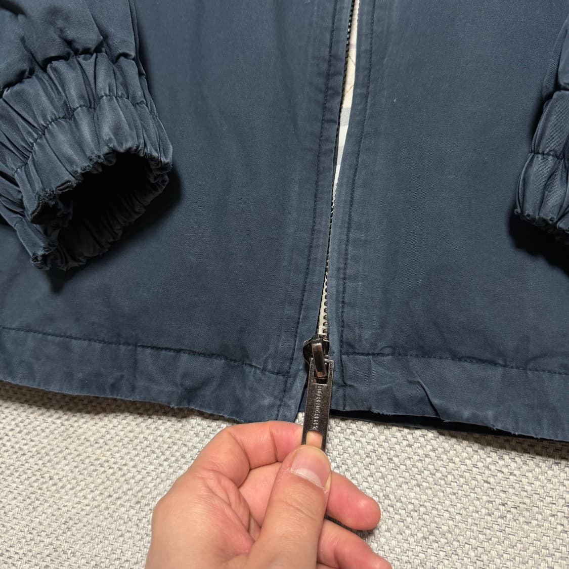 버버리 체크 퀄팅 헤링턴 자켓 상품이미지2