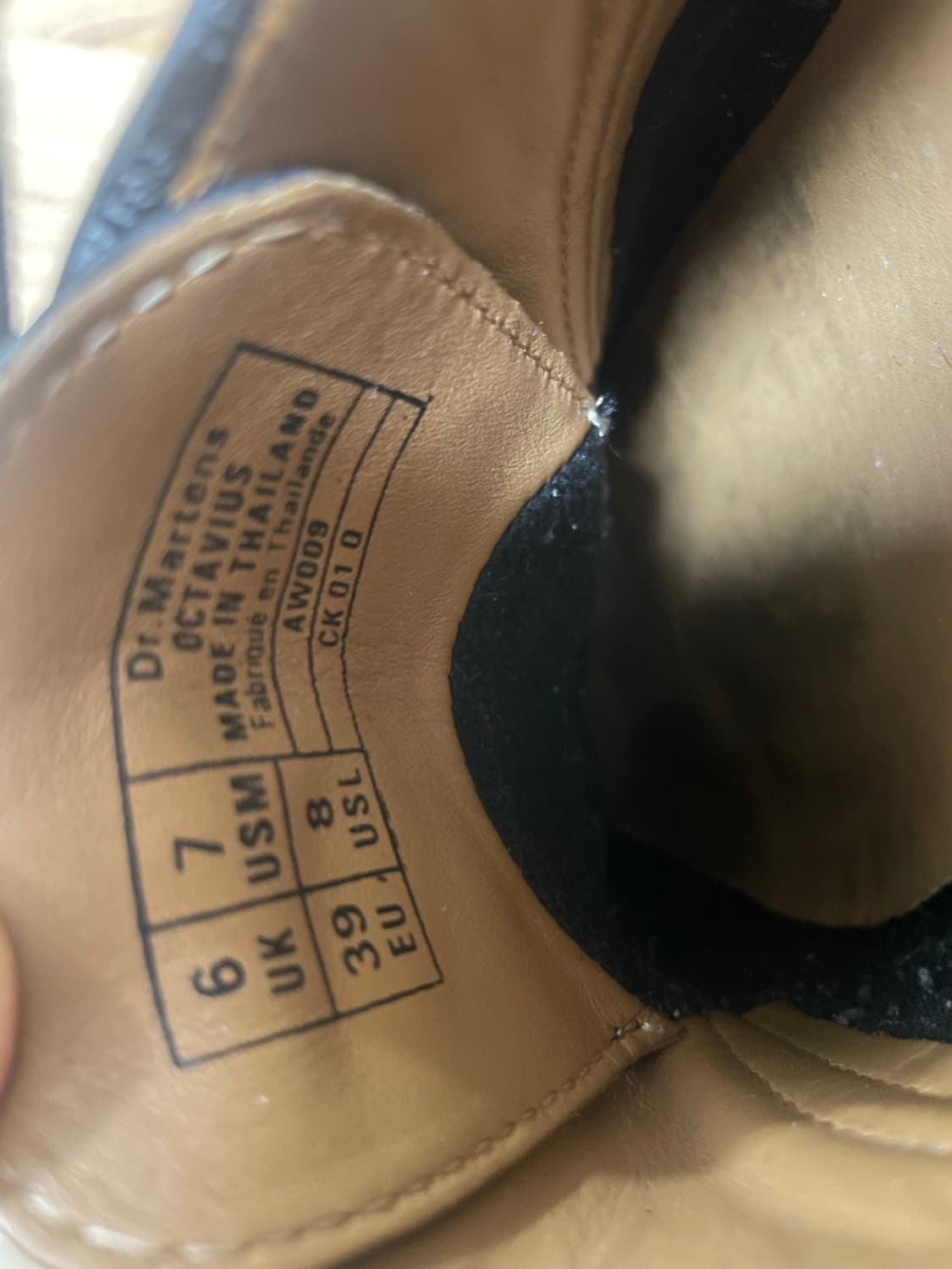 닥터마틴 옥타비우스(OCTAVIUS) 4홀 더비 슈즈 (250/UK6) 상품이미지5