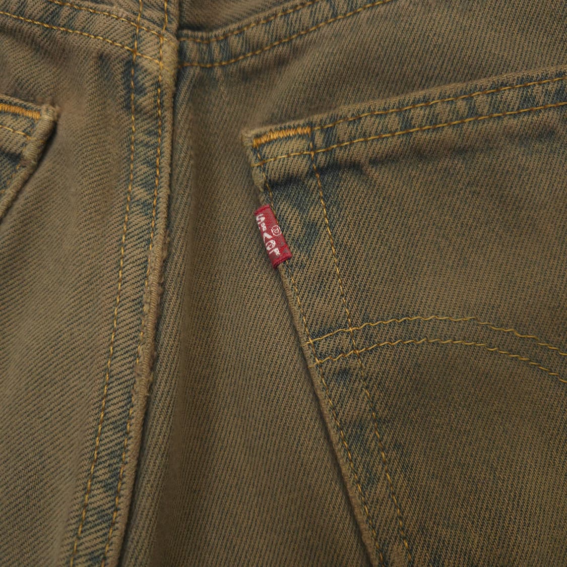 희귀 98년산 리바이스 501 영국 생산 브라운 컬러진 상품이미지6