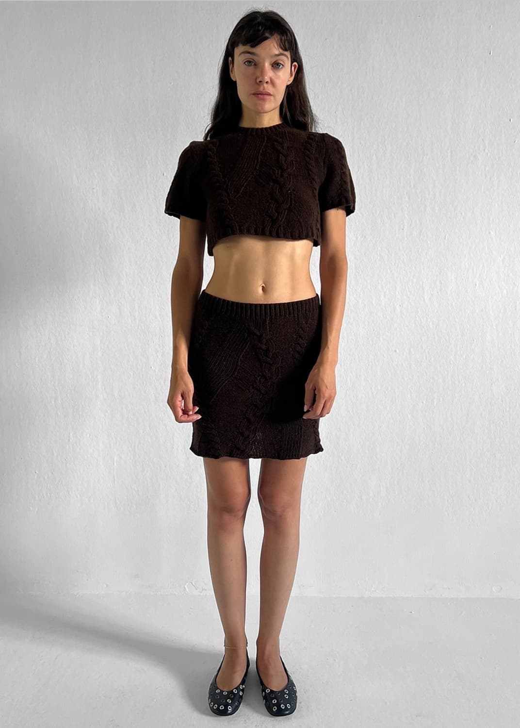 [36,37]기마구아스 발레리나 아일렛 슈즈/블랙 상품이미지4