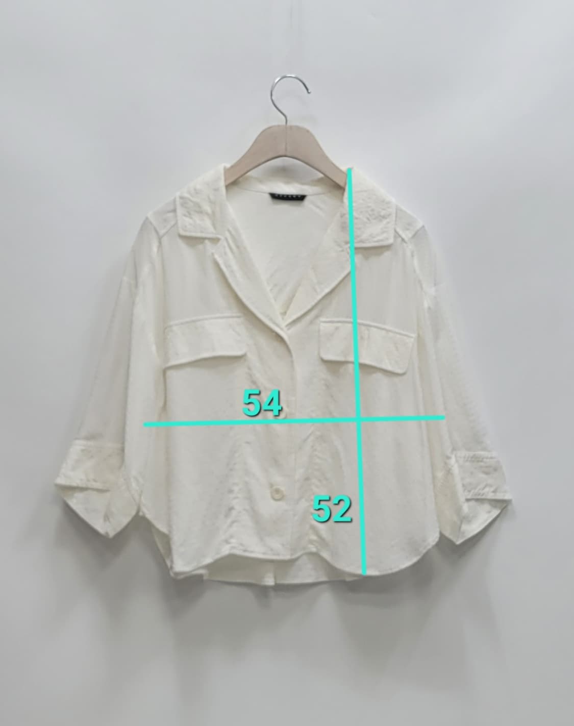 SISLEY 22SS 시슬리 레이온 셔츠형 자켓 / 여 91 (44)  상품이미지10