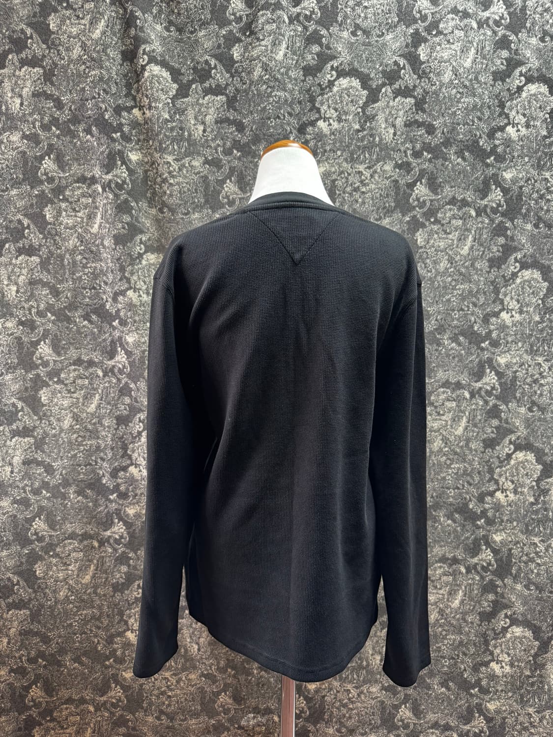 tommy jeans 타미 진스 헨리넥 와플 니트 상품이미지3