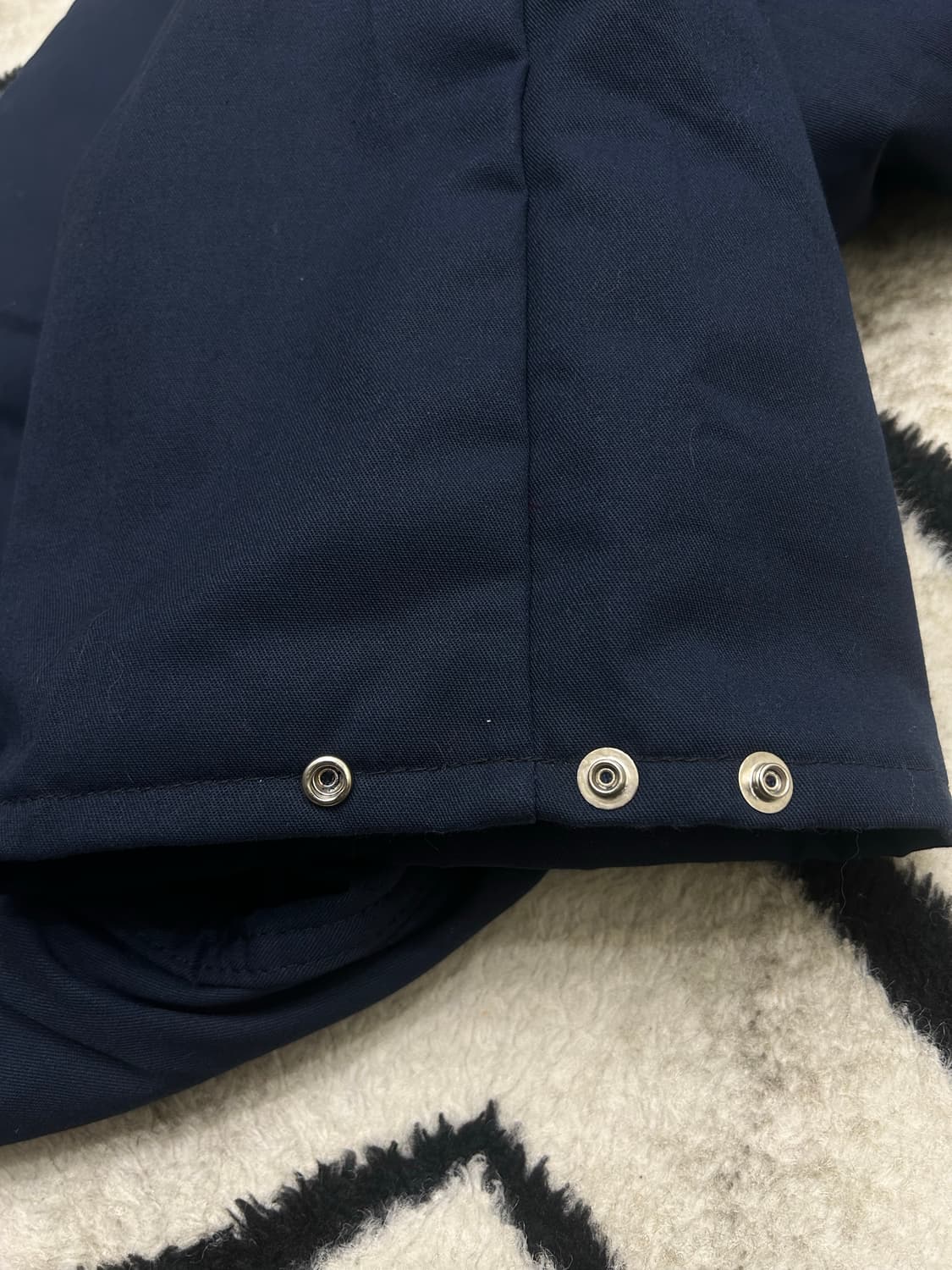 [L]레드캡 커버올 점프슈트/안감퀄팅/네이비 상품이미지5