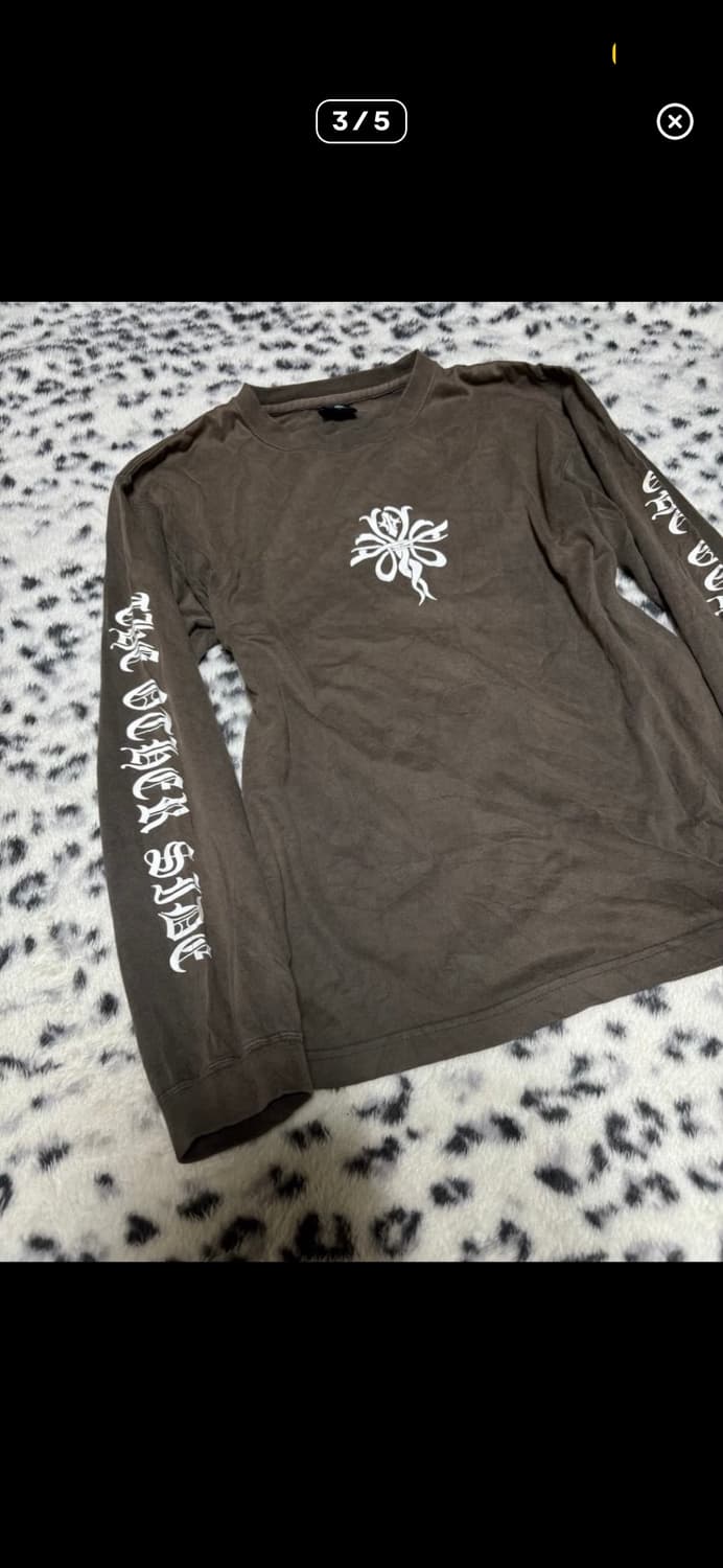 Y2k mood print Sleeve 상품이미지3