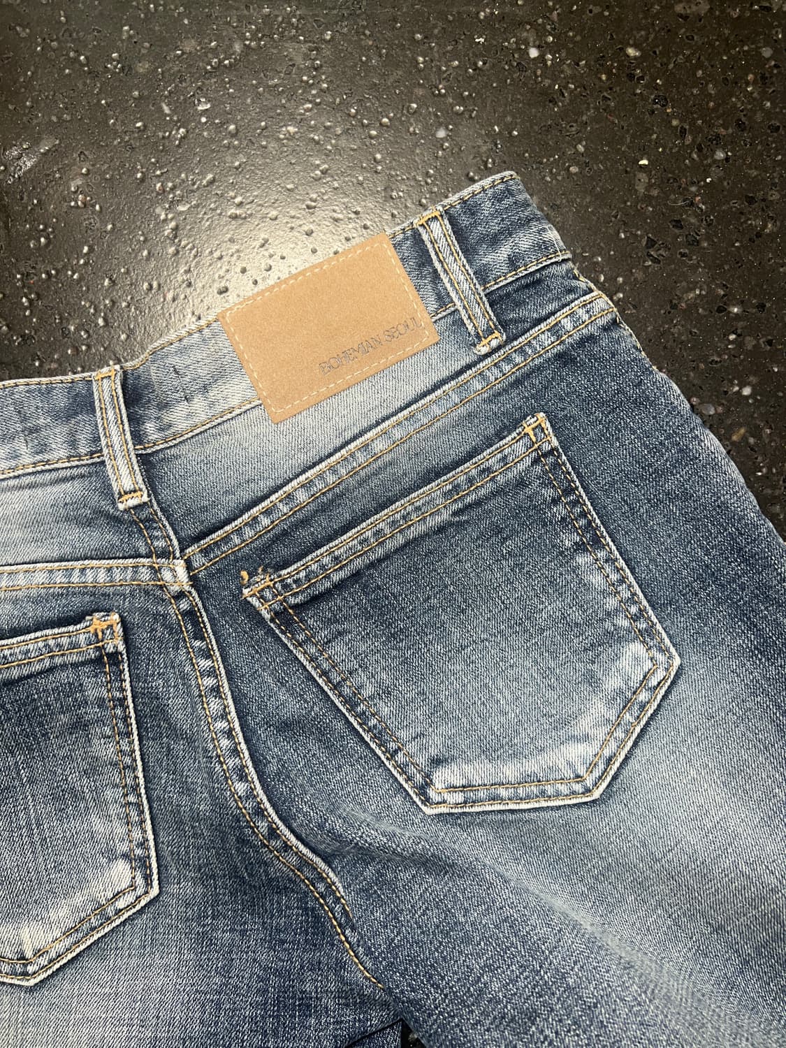 보헤미안서울 부츠컷 팬츠 블루 21ver s사이즈 상품이미지3