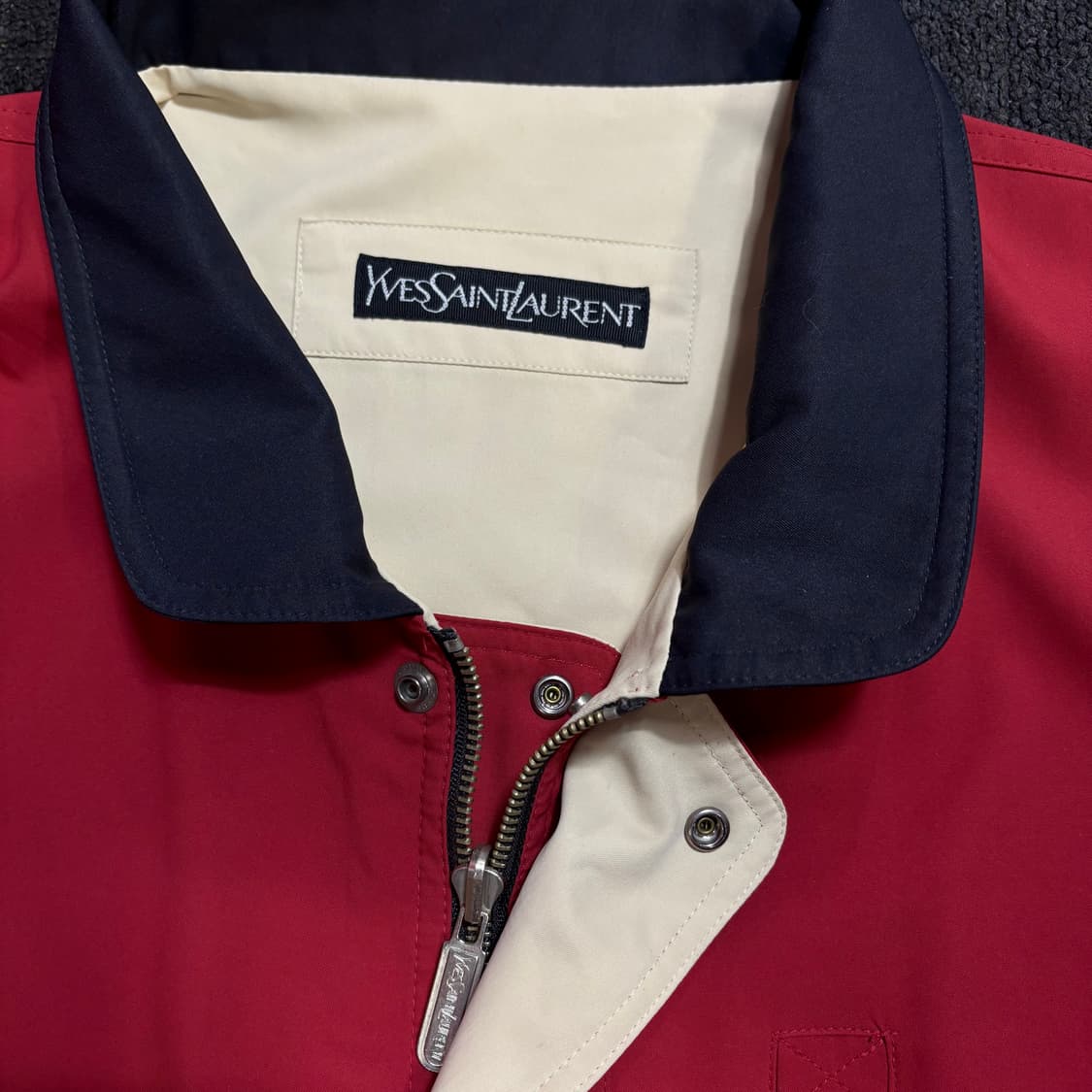 YSL 레드 블루종 XL 상품이미지7