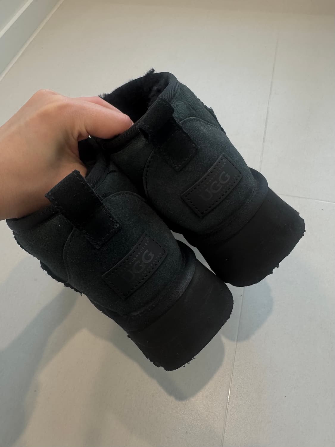 어그 부츠 플랫폼 블랙 230 235 상품이미지2