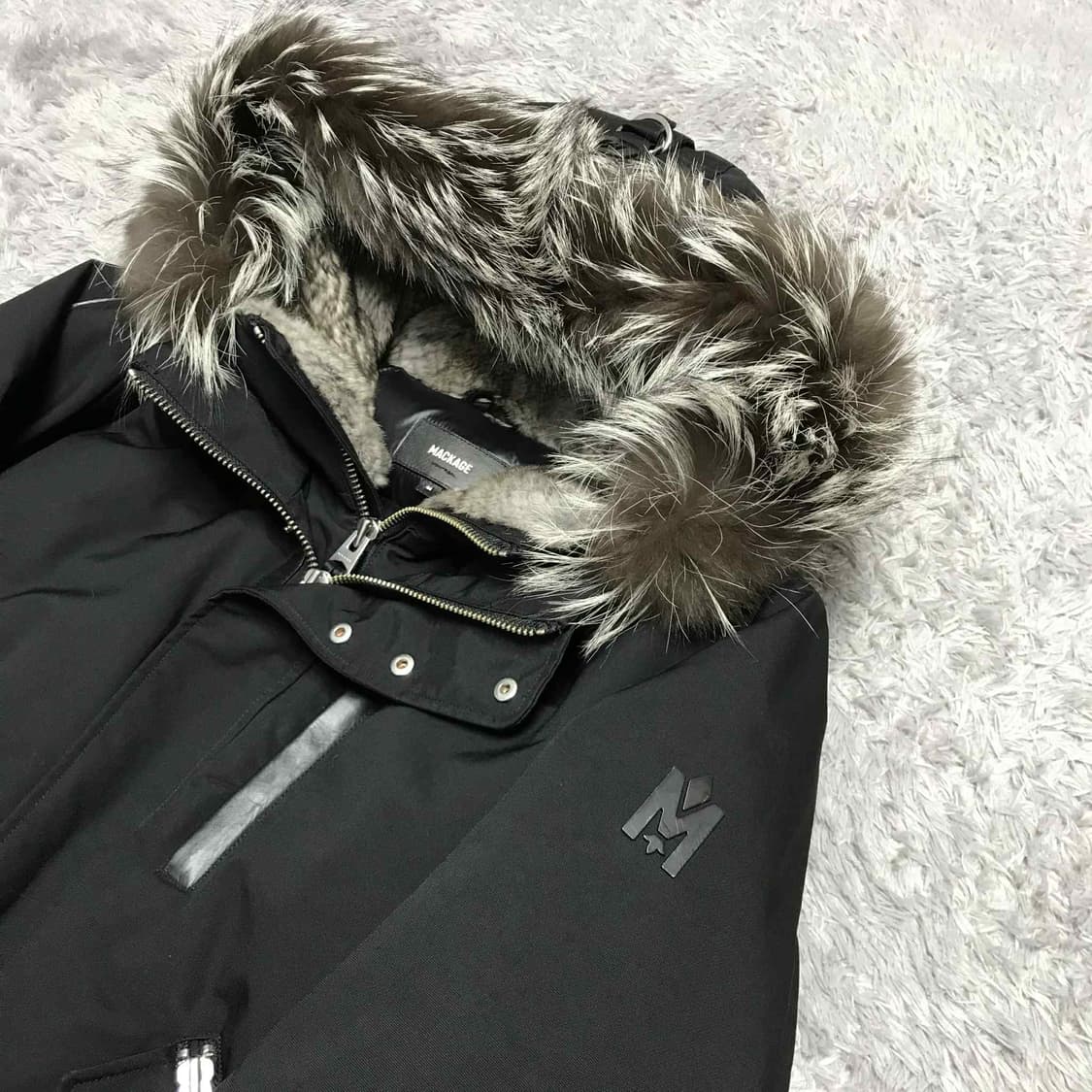 {클로젯}[44]맥케이지 딕슨 실버퍼 숏 다운 패딩 상품이미지2