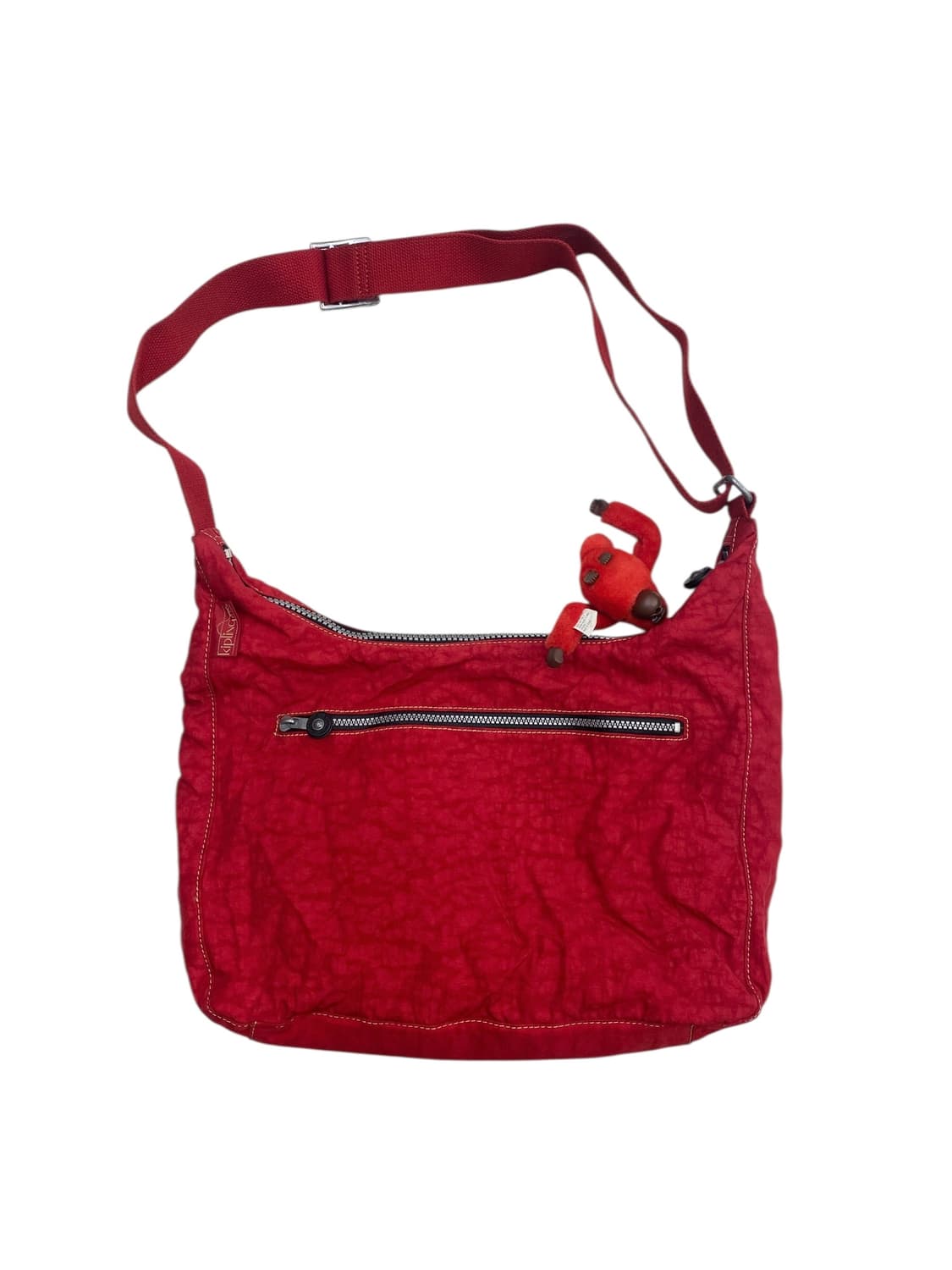 키플링 y2k 레드 보부상 크로스백 상품이미지2