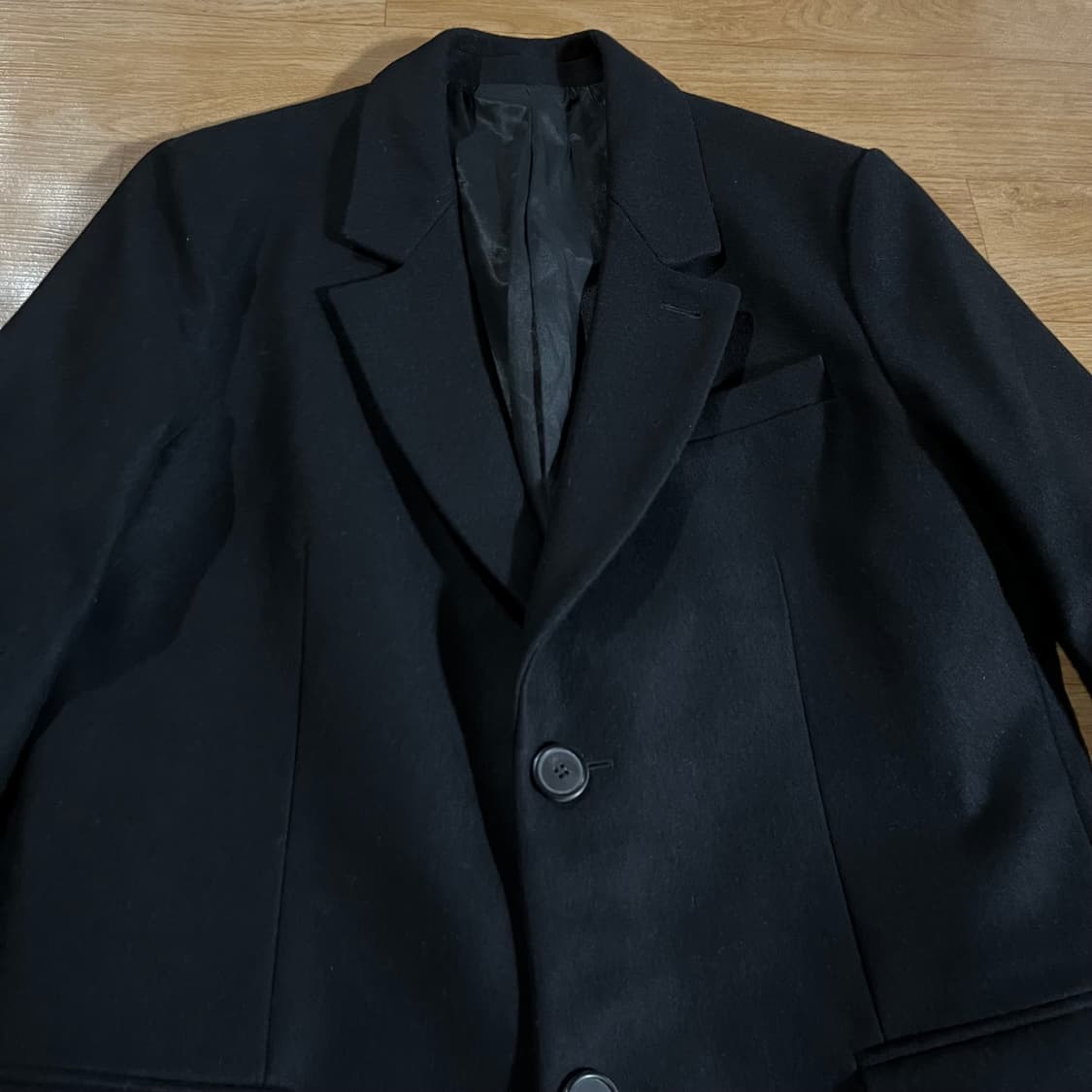 [95] 아미 블랙 싱글코트 상품이미지2