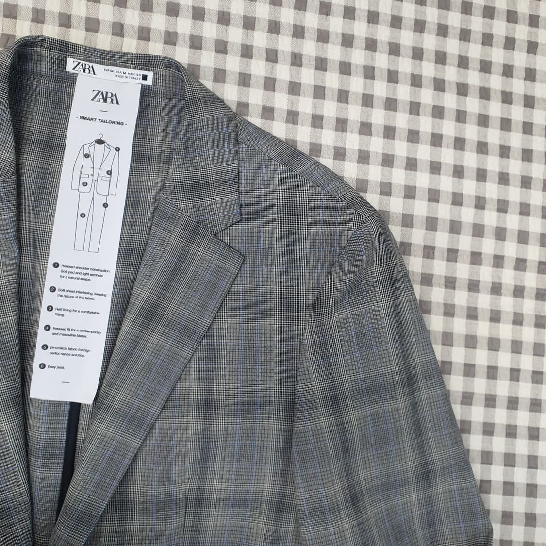 미착용 자라 블레이저 자켓 남자95 상품이미지3