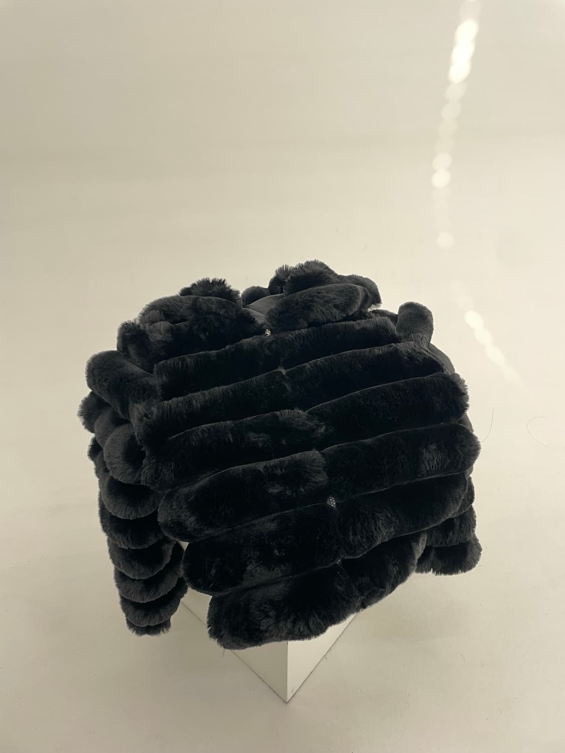 Vintage Black Fur Jacket 상품이미지7