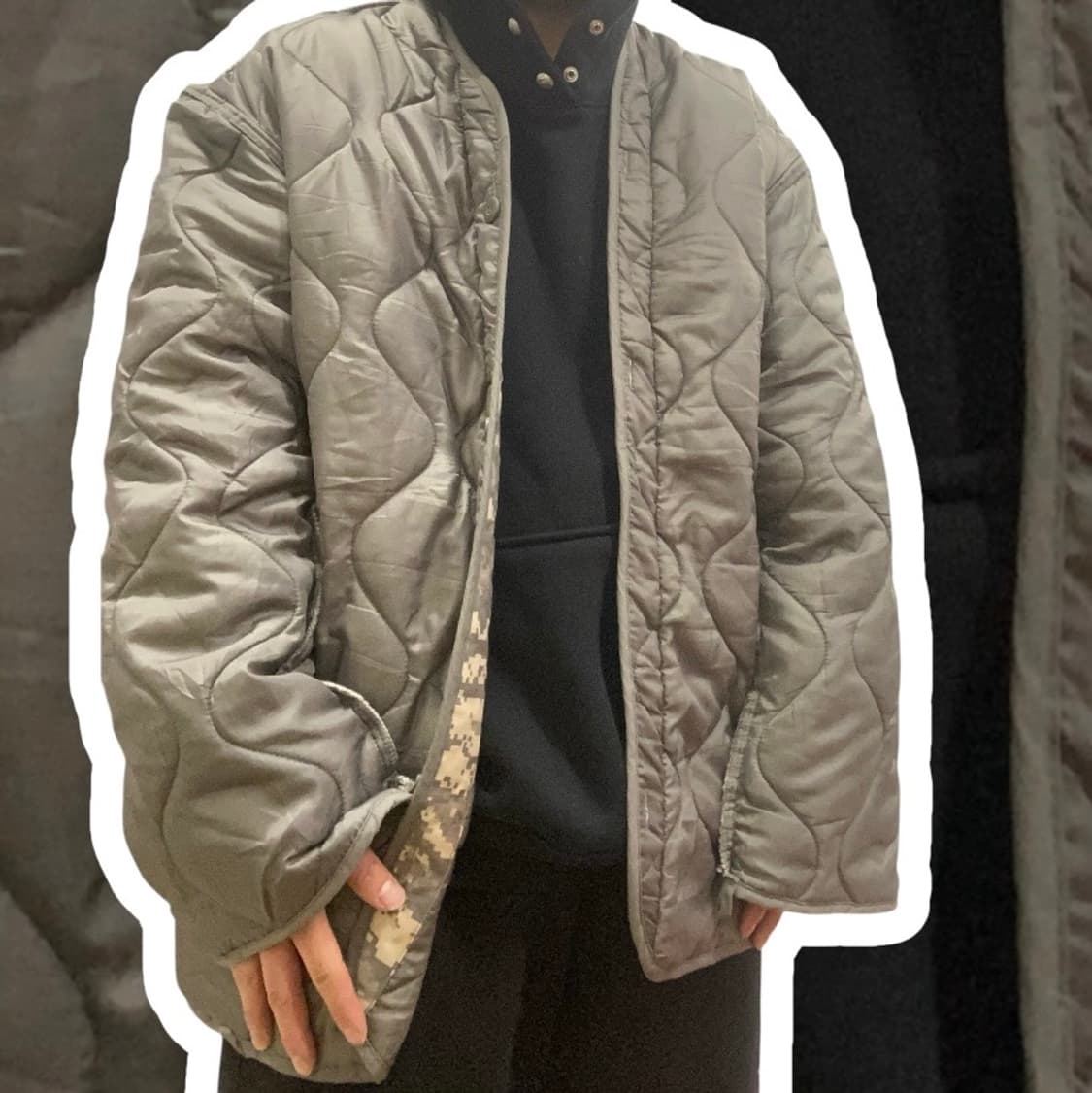 엑스톤즈 밀리터리 라이너 자켓 깔깔이 내피 XXL 상품이미지2