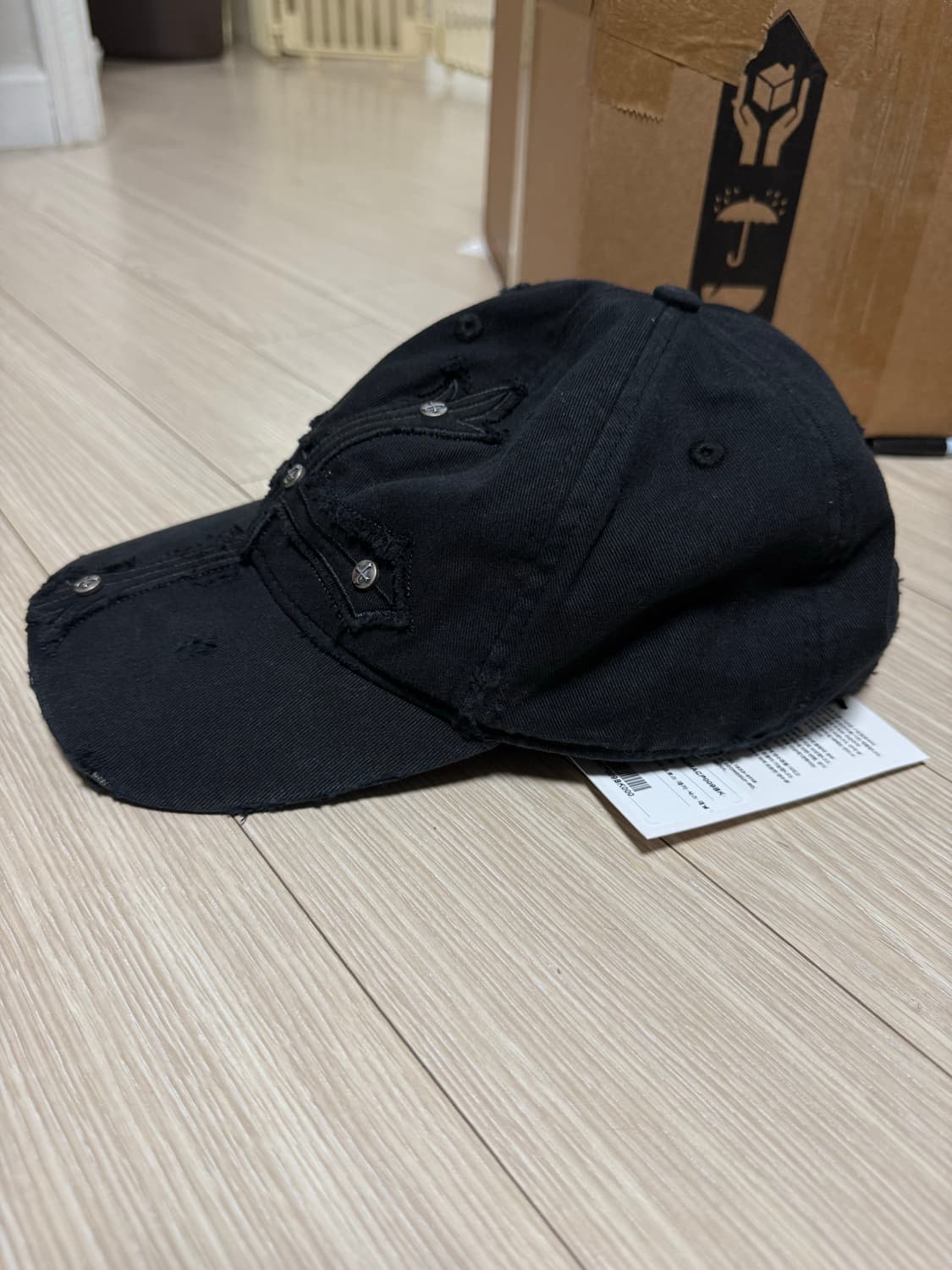 일본스트릿브랜드 서플라이어  크로스 패치 워싱볼캡 상품이미지5