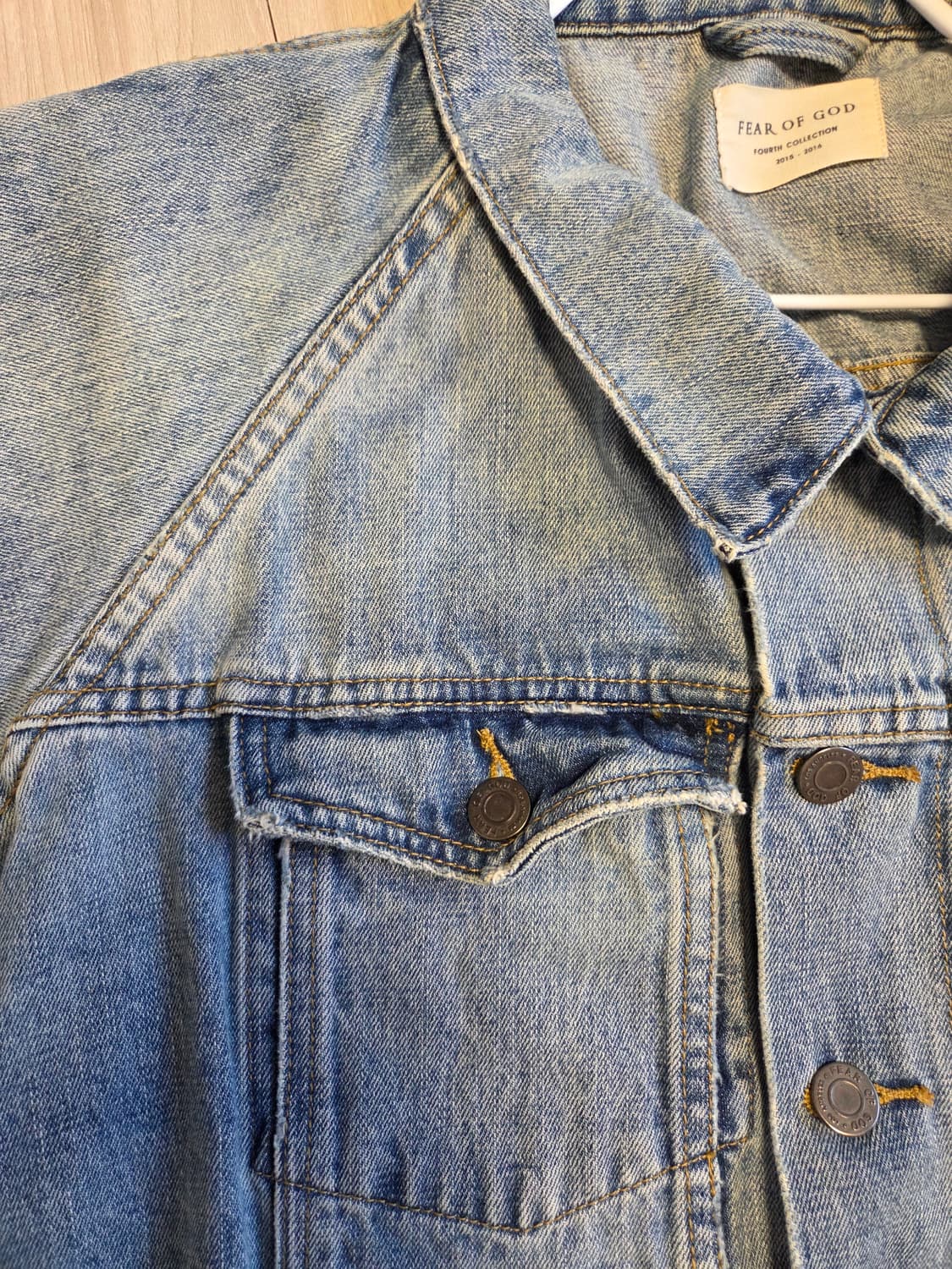 피어오브갓 4th Collection 데님 자켓 M 상품이미지5